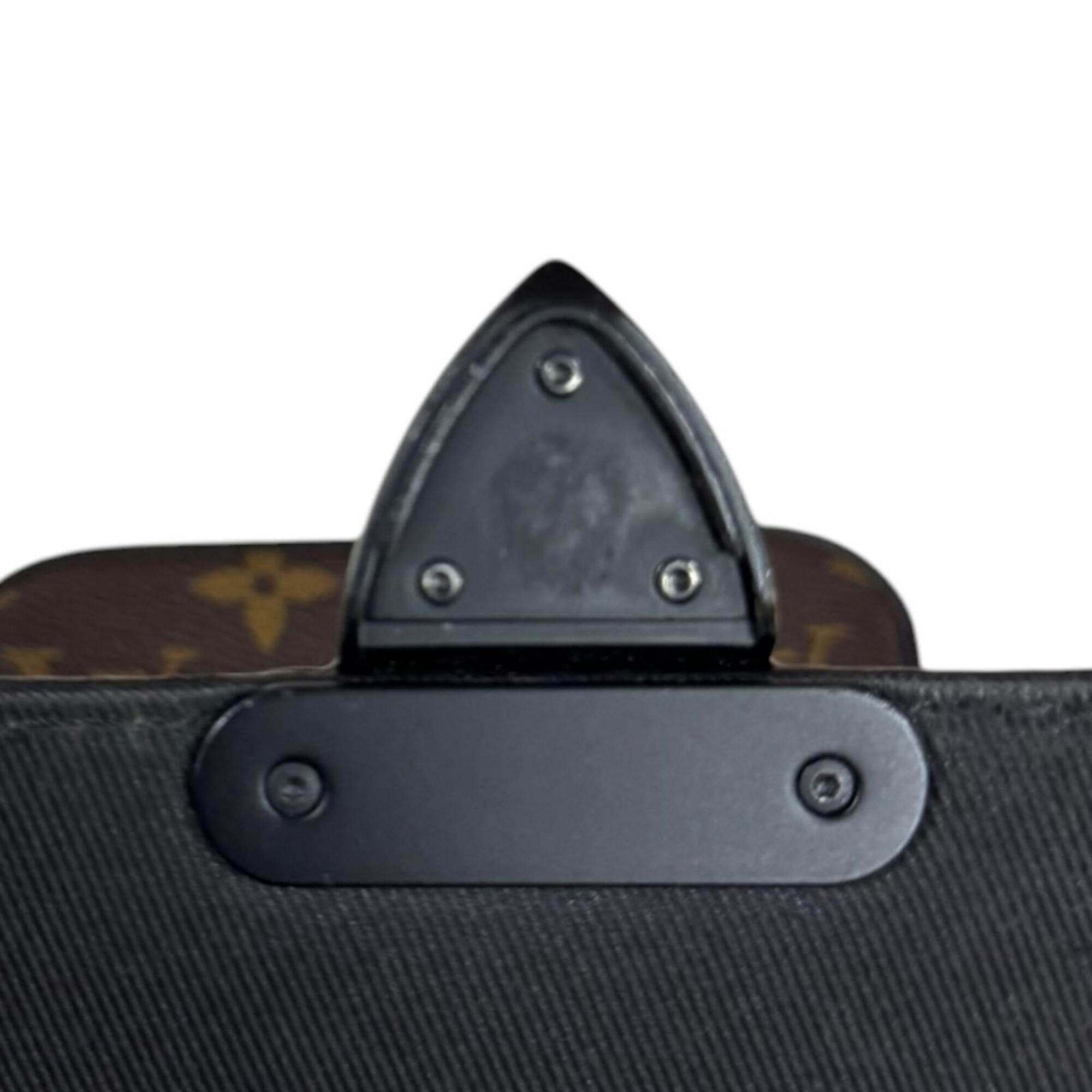 Louis Vuitton Monogram Macassar Black Brown Shoulder Bag (Pre-Owned)
