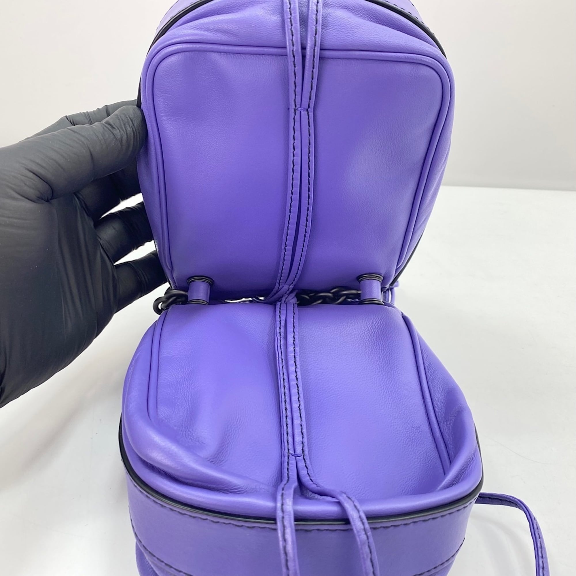 Bottega Veneta Purple Shoulder Bag (Pre-Owned)