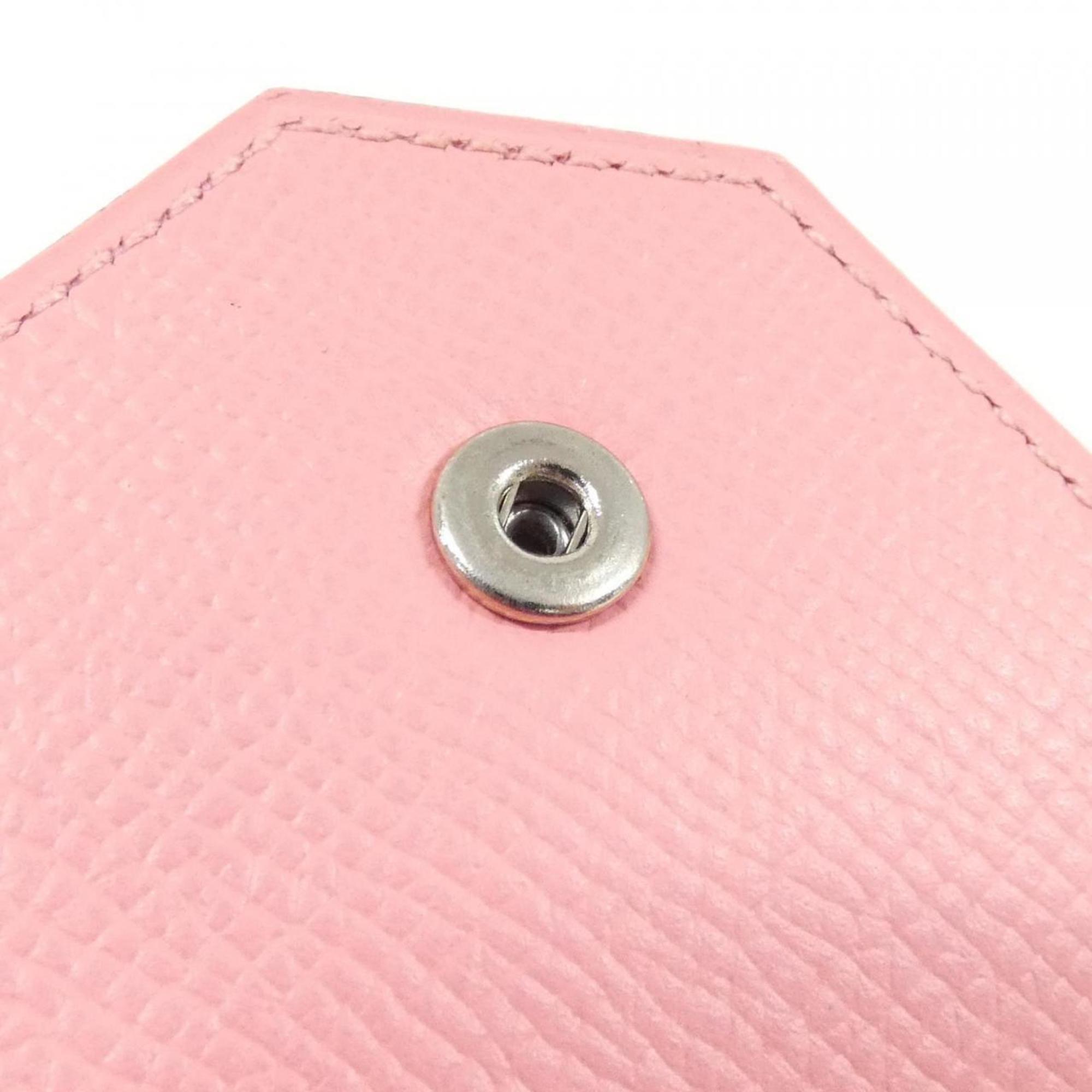 Hermes Pink Rose Confetti Epsom Leather Coin Purse/Coin Case (Pre-Owned)