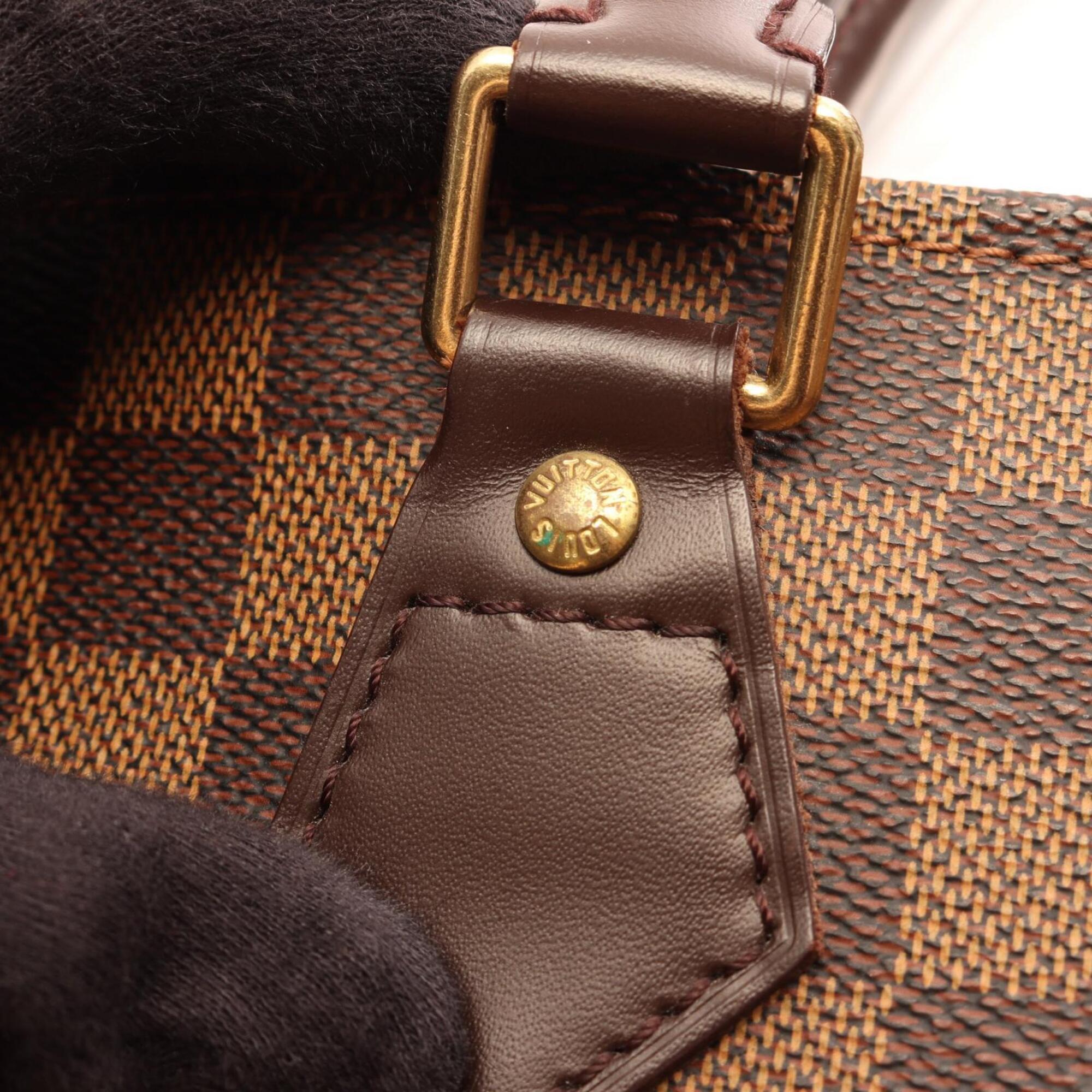 Louis Vuitton Brown Coated Canvas Pvc Leather Handbag Tote Bag (Pre-Owned)