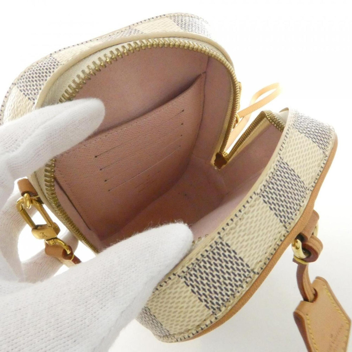 Louis Vuitton Azur Coated Canvas Shoulder Bag (Pre-Owned)