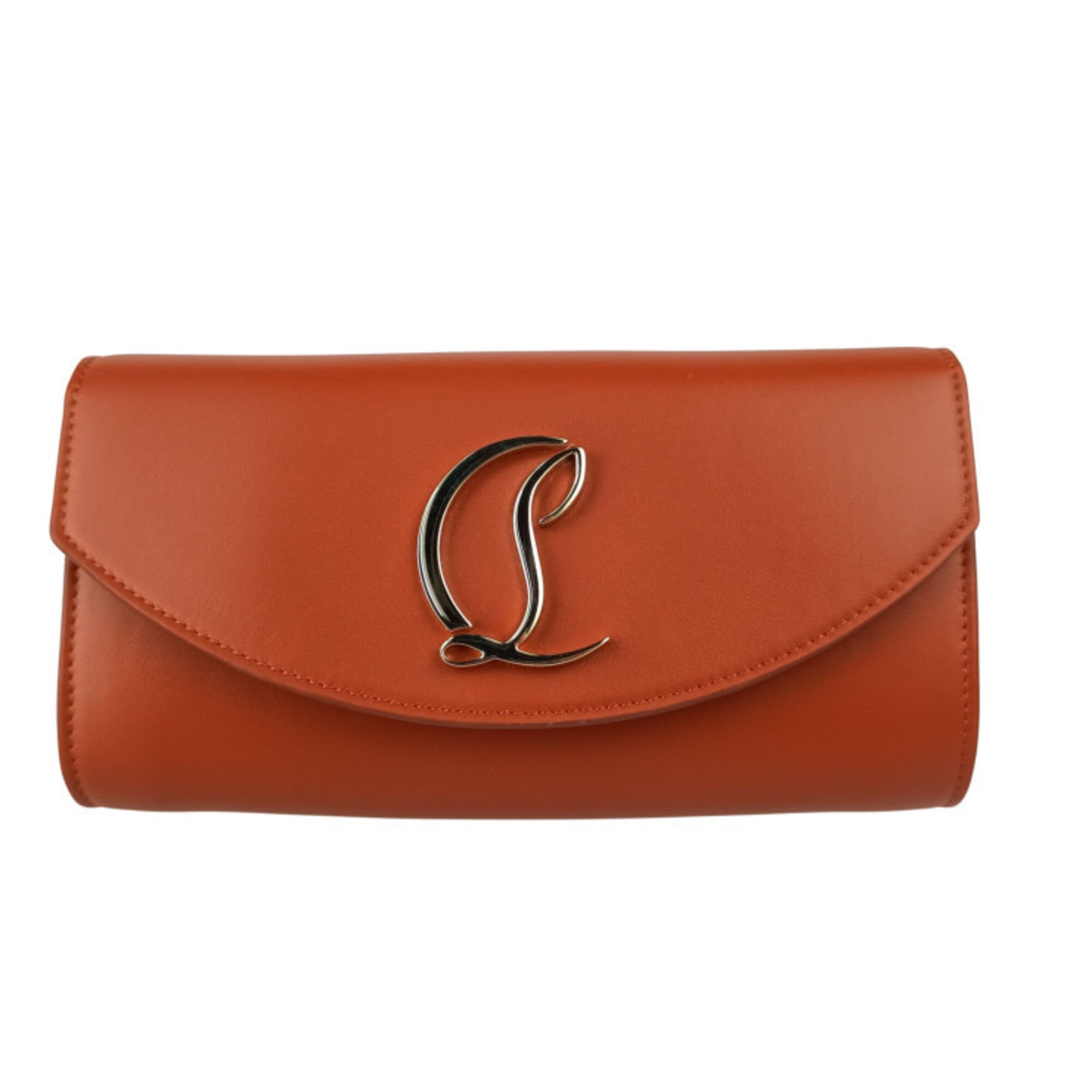 Christian Louboutin Orange Leather Shoulder Bag (Pre-Owned)