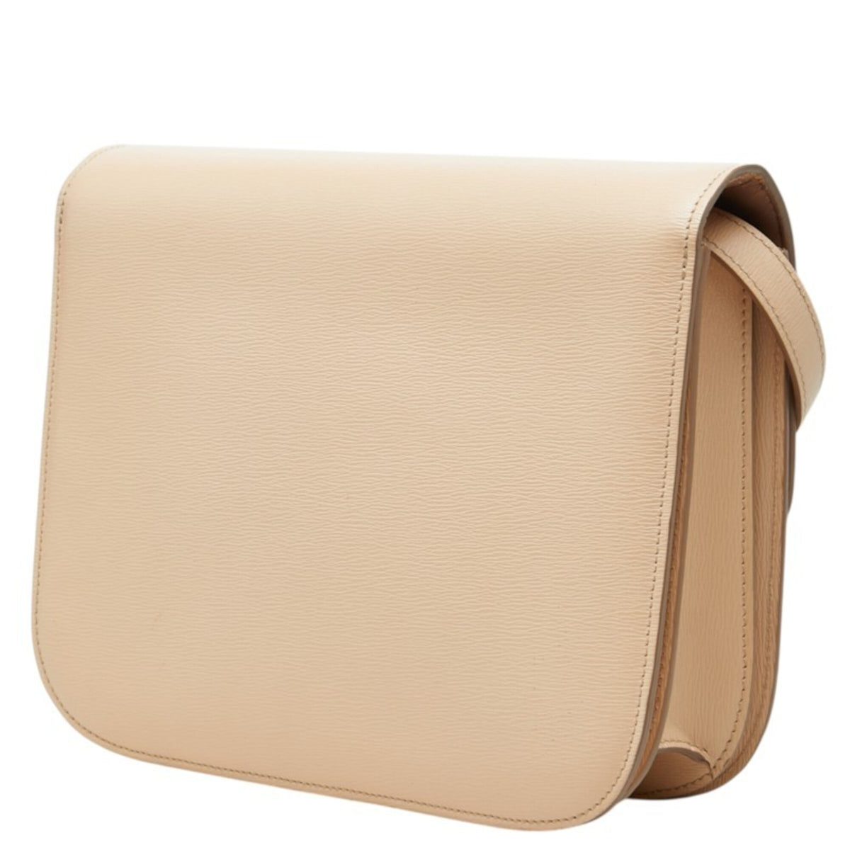 Celine Beige Leather Shoulder Bag (Pre-Owned)