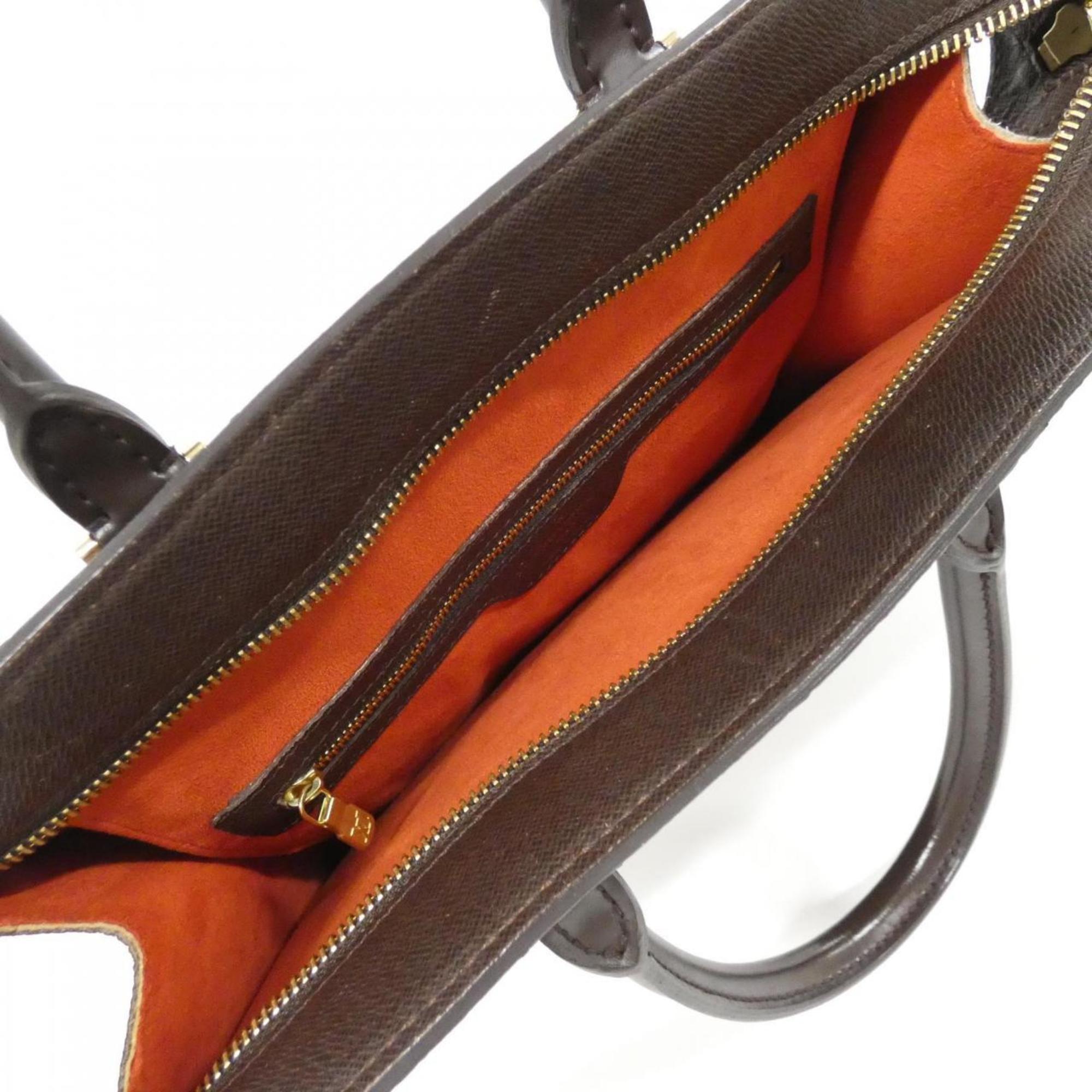 Louis Vuitton Brown Coated Canvas Handbag (Pre-Owned)