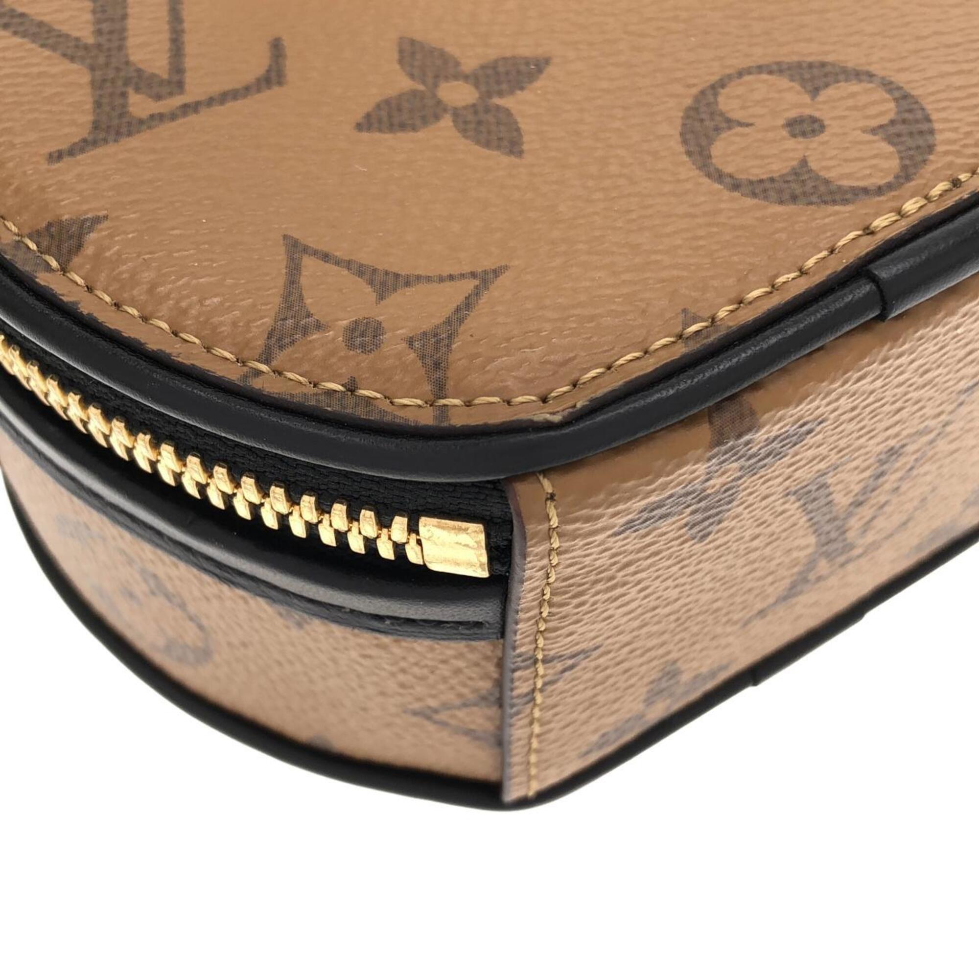 Louis Vuitton Marron Coated Canvas Shoulder Bag (Pre-Owned)