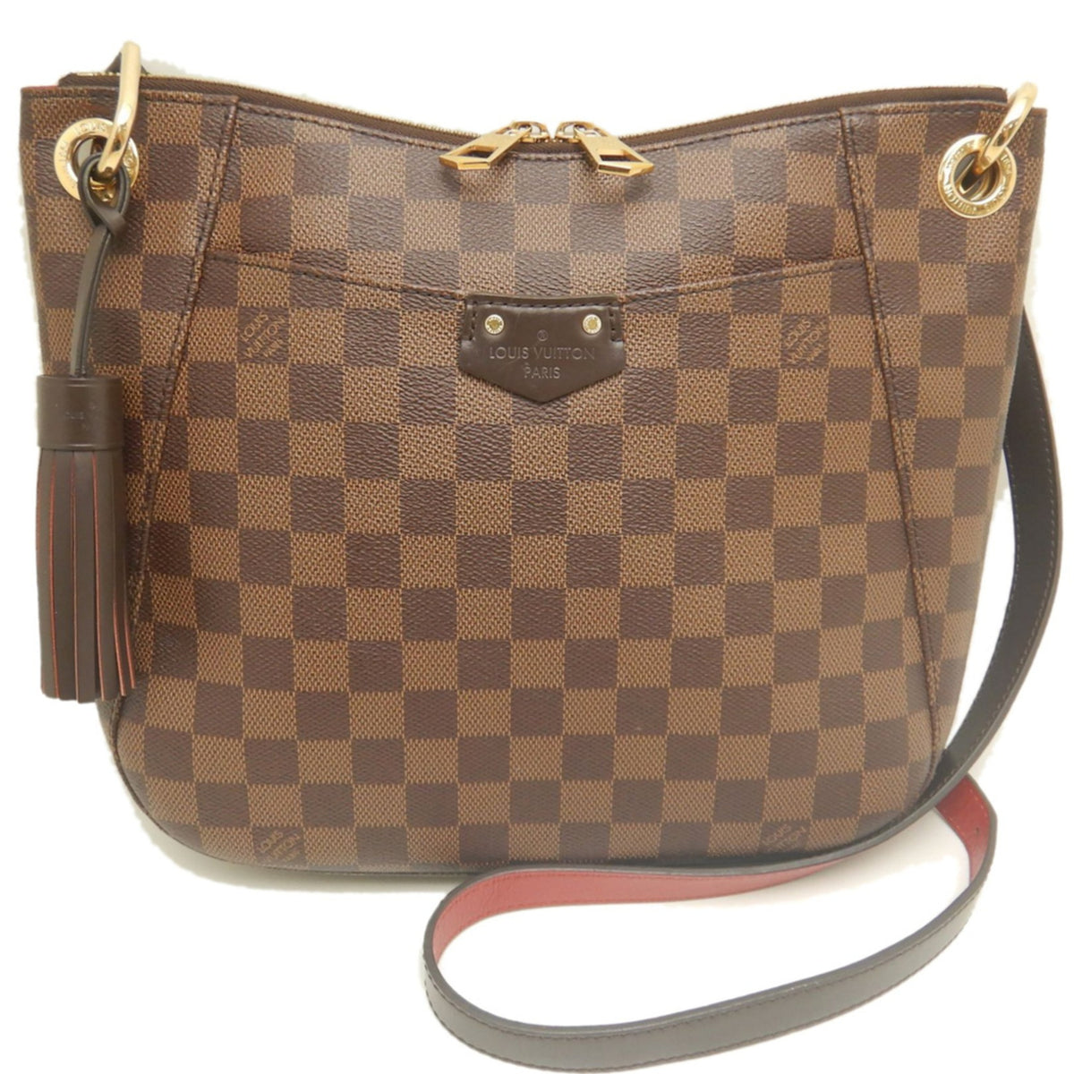 Louis Vuitton Brown Ebene Damier Canvas Shoulder Bag (Pre-Owned)