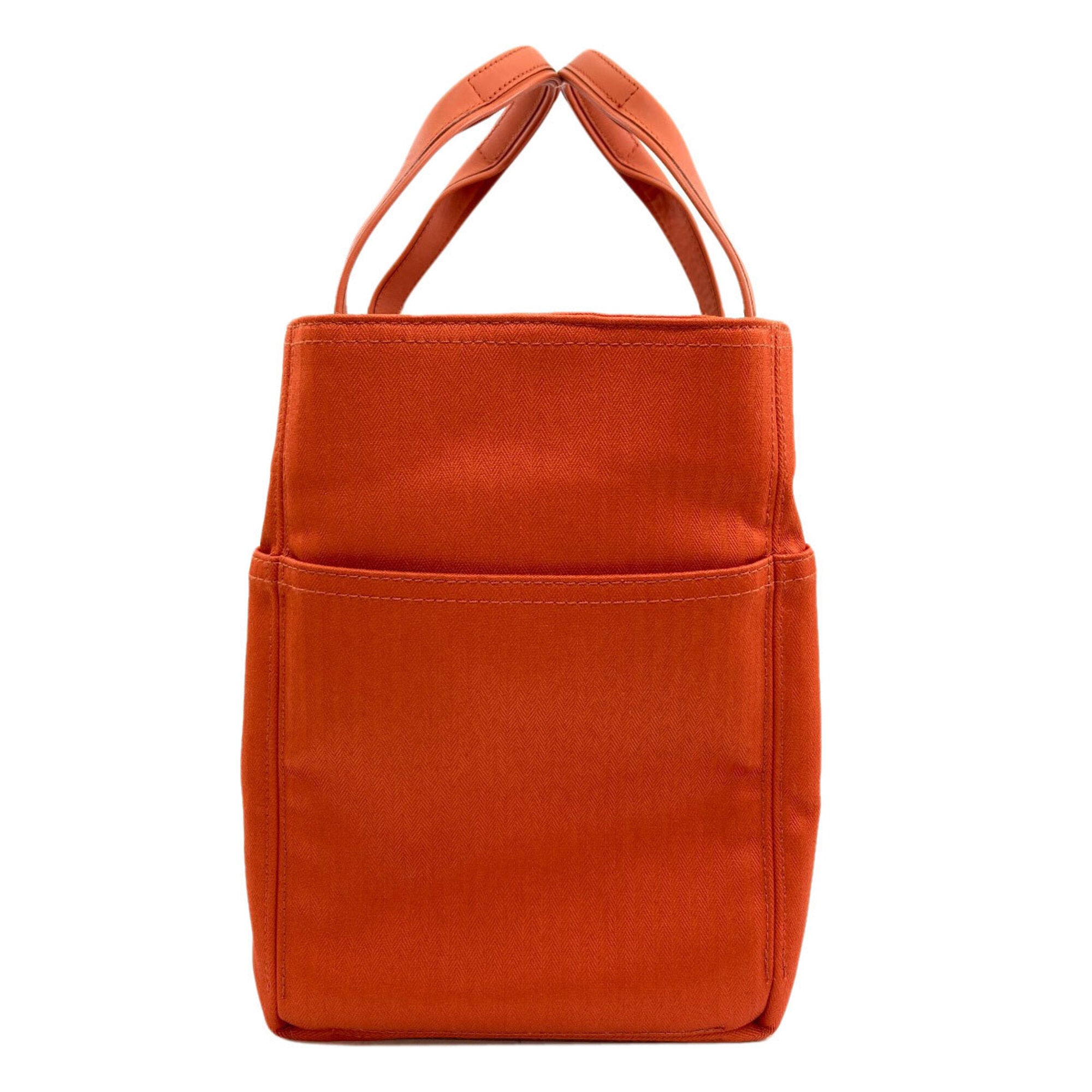Hermes Orange Cotton Polyester Tote Bag (Pre-Owned)