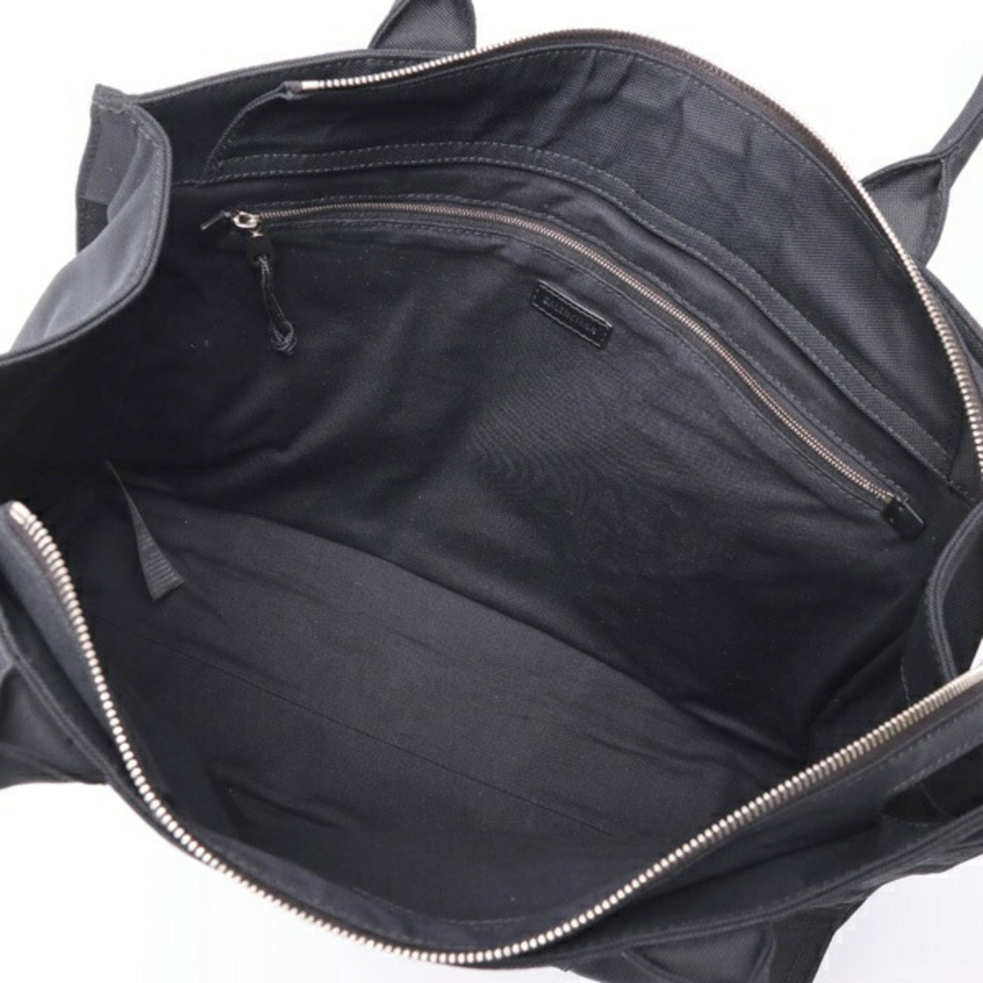 Balenciaga Black Nylon Tote Bag (Pre-Owned)