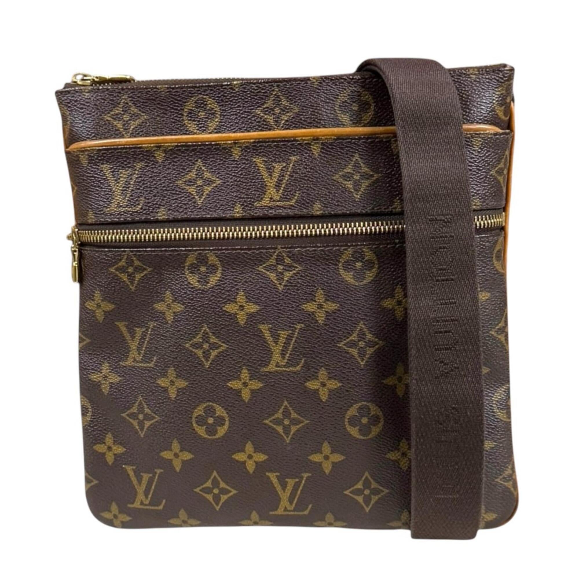 Louis Vuitton Monogram Brown Monogram Pochette Shoulder Bag (Pre-Owned)