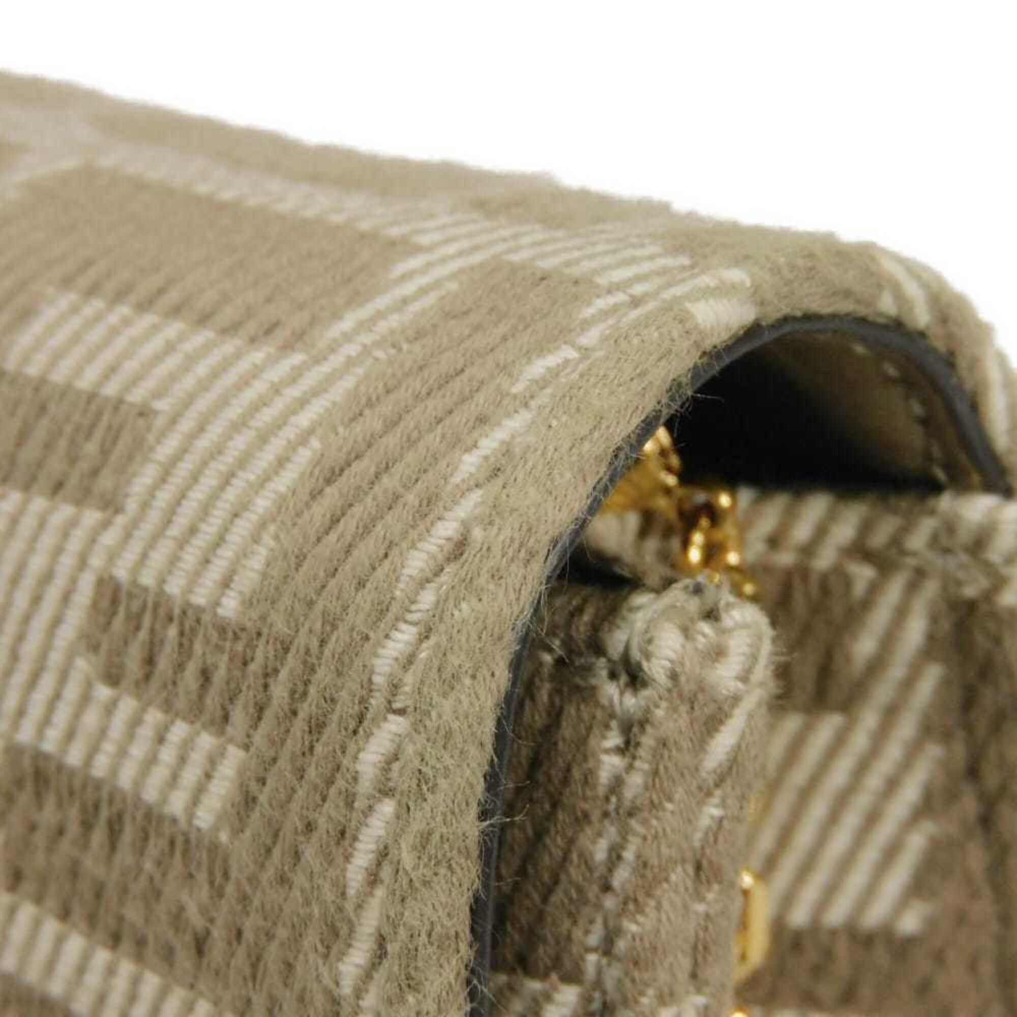 Fendi Beige Fabric Shoulder Bag (Pre-Owned)