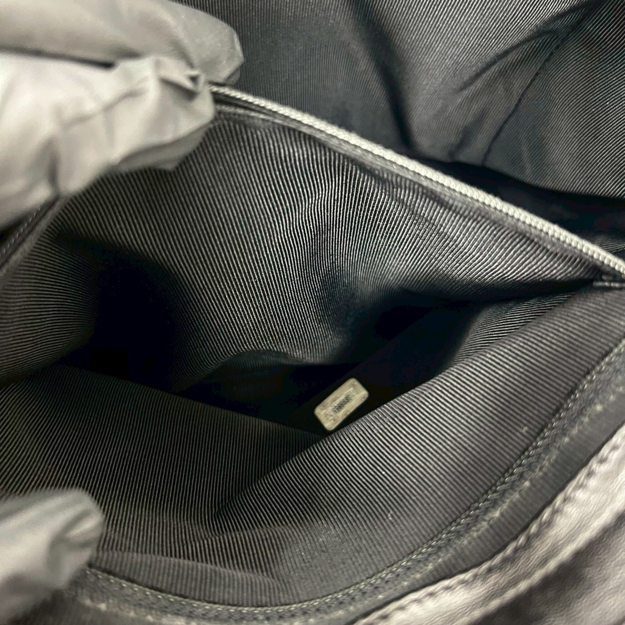 Chanel Black Leather Shoulder Bag Tote Bag (Pre-Owned)