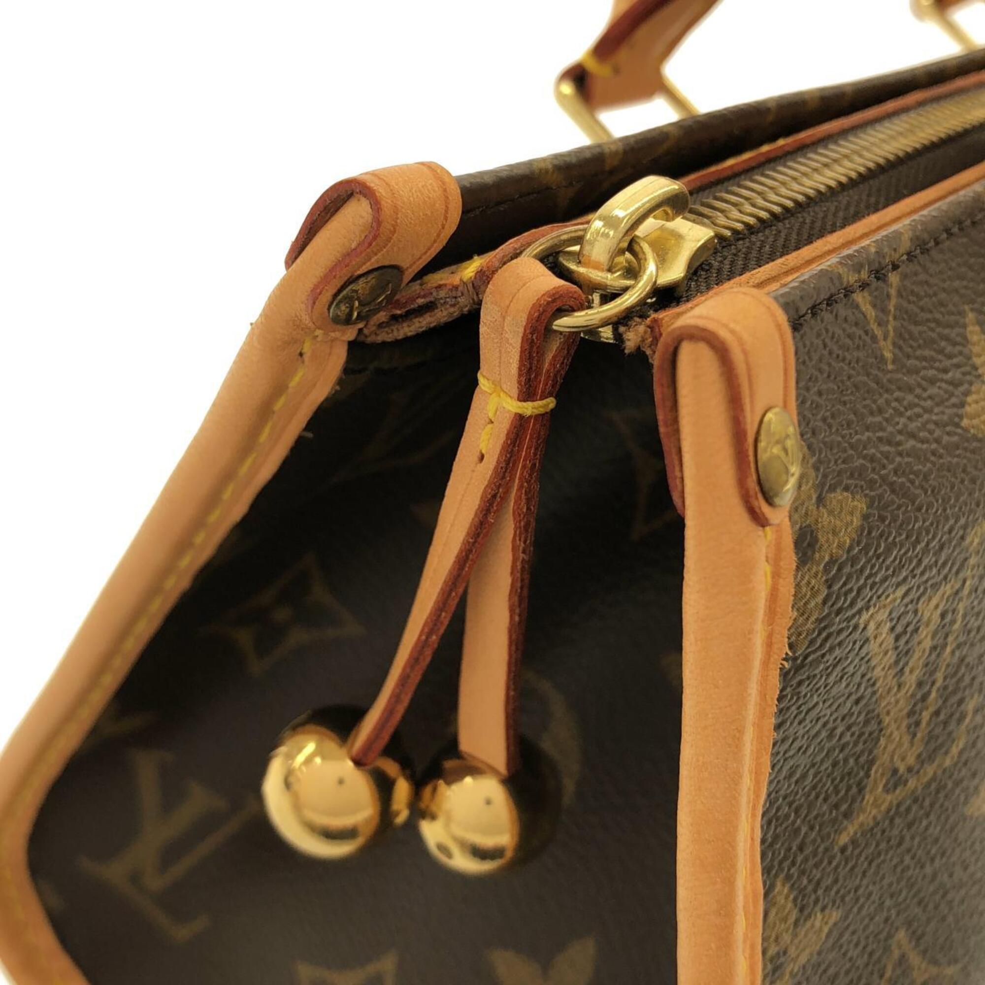 Louis Vuitton Marron Coated Canvas Handbag (Pre-Owned)