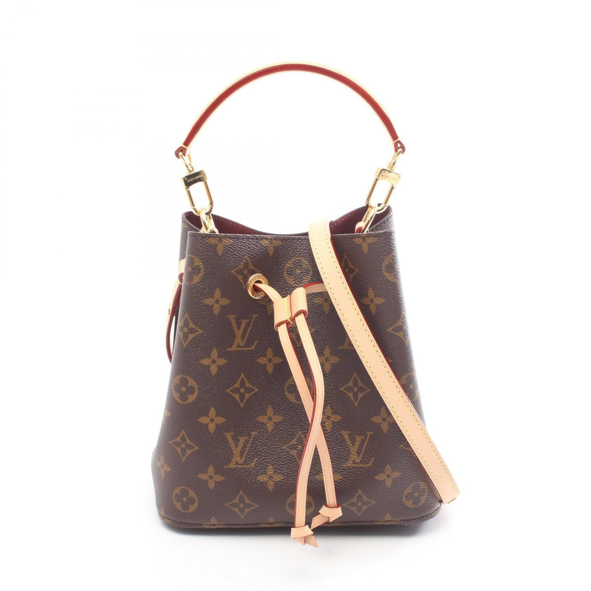 Louis Vuitton Brown Coated Canvas Leather Handbag (Pre-Owned)