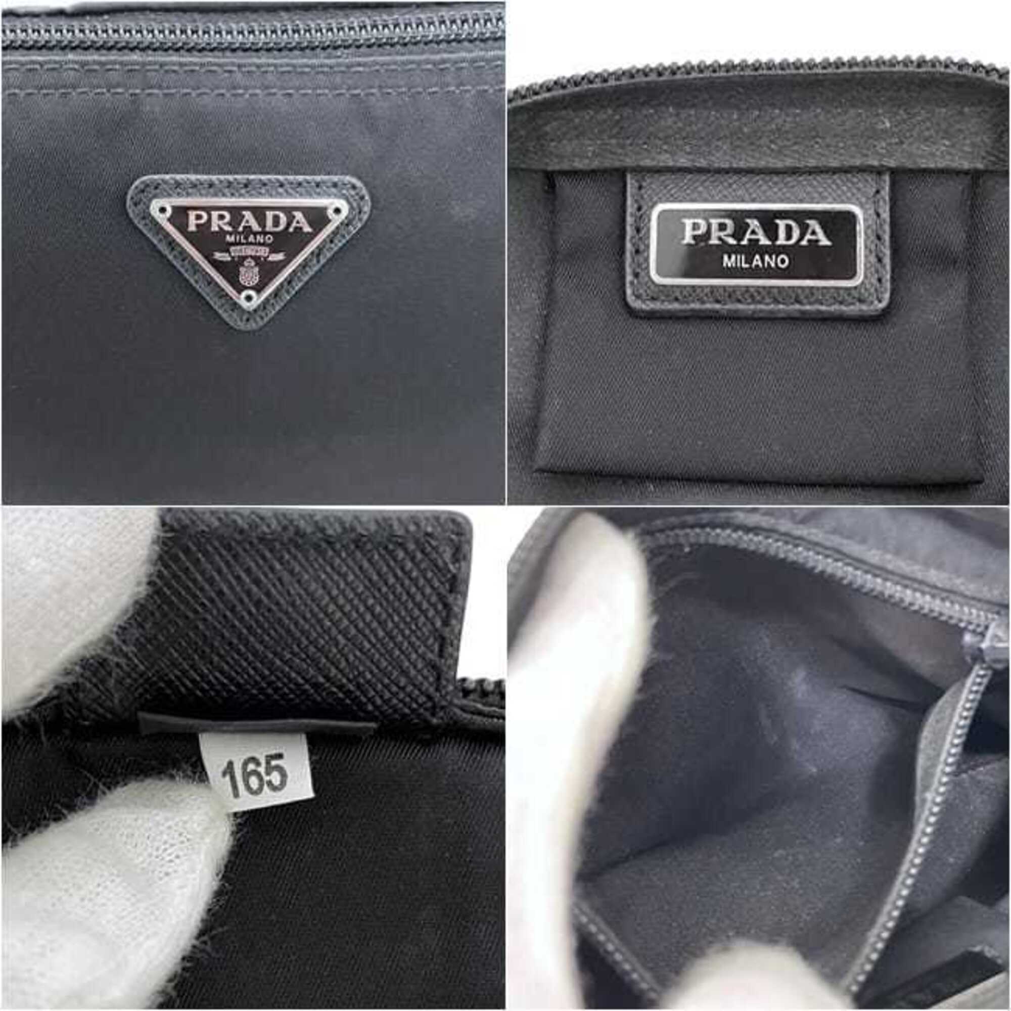Prada Black Nero Nylon Pouch (Pre-Owned)