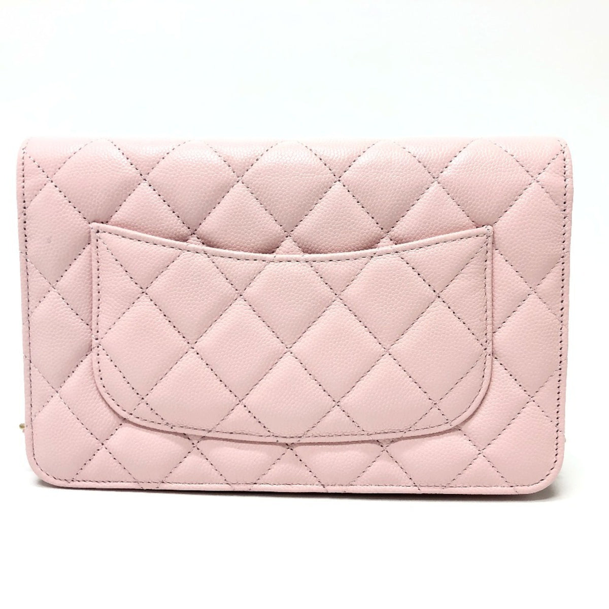 Chanel Pink Caviar Leather Shoulder Bag (Pre-Owned)