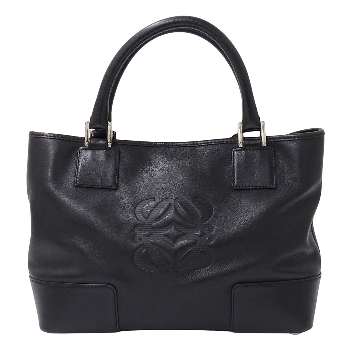 Loewe Black Leather Handbag (Pre-Owned)