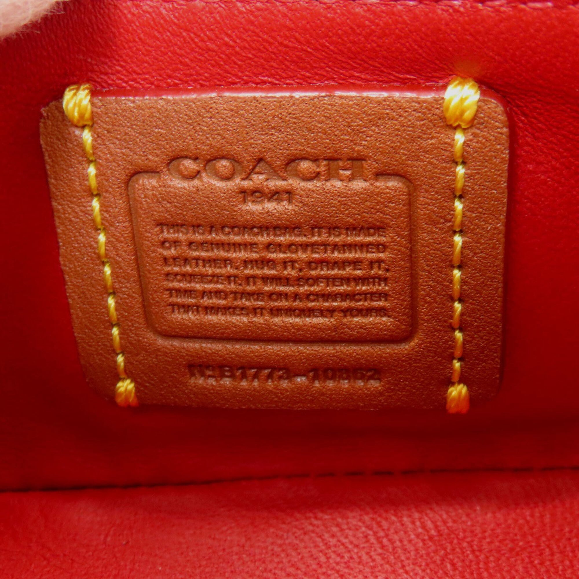 Coach White Leather Shoulder Bag (Pre-Owned)