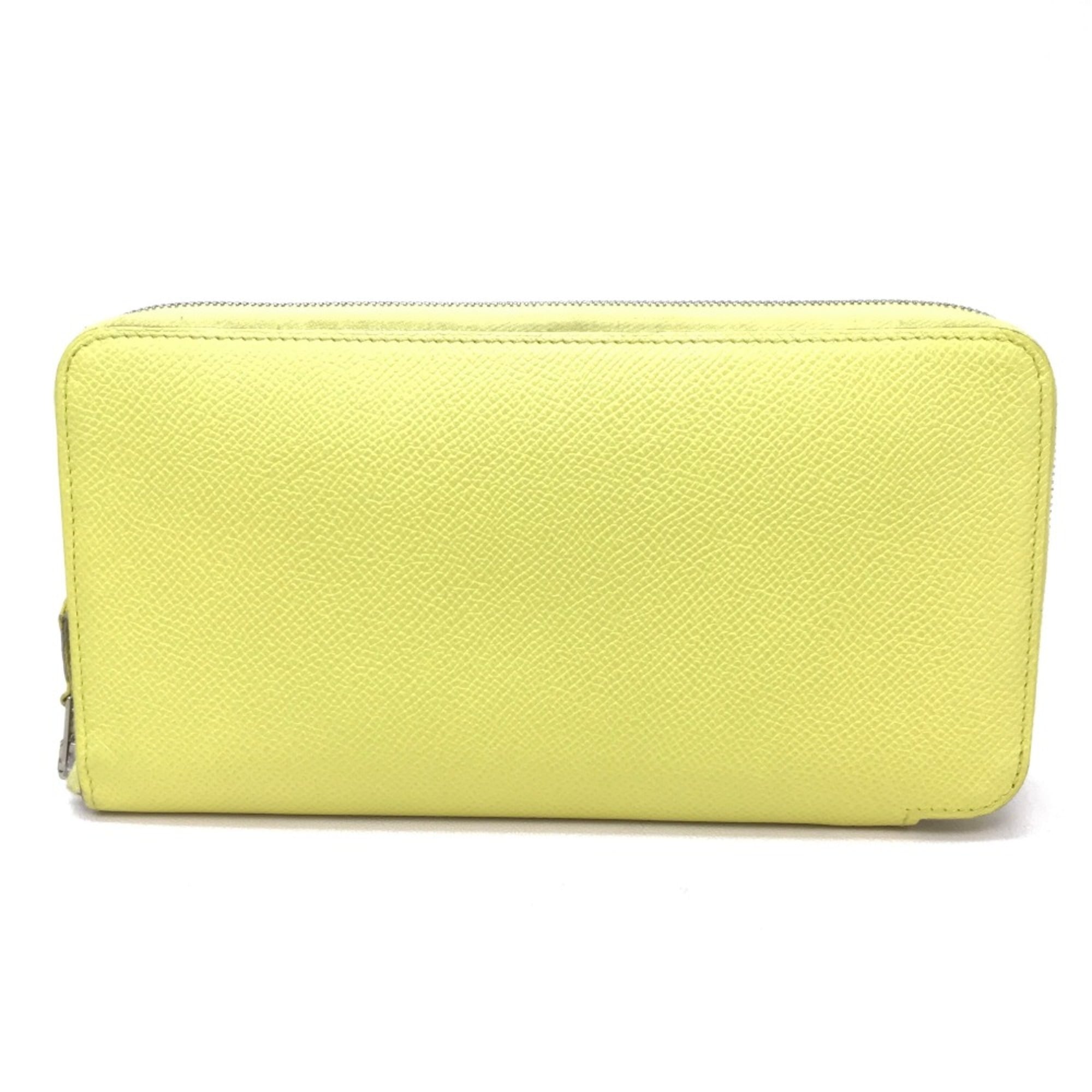Hermes Yellow Leather Long Wallet (Bi-Fold) (Pre-Owned)