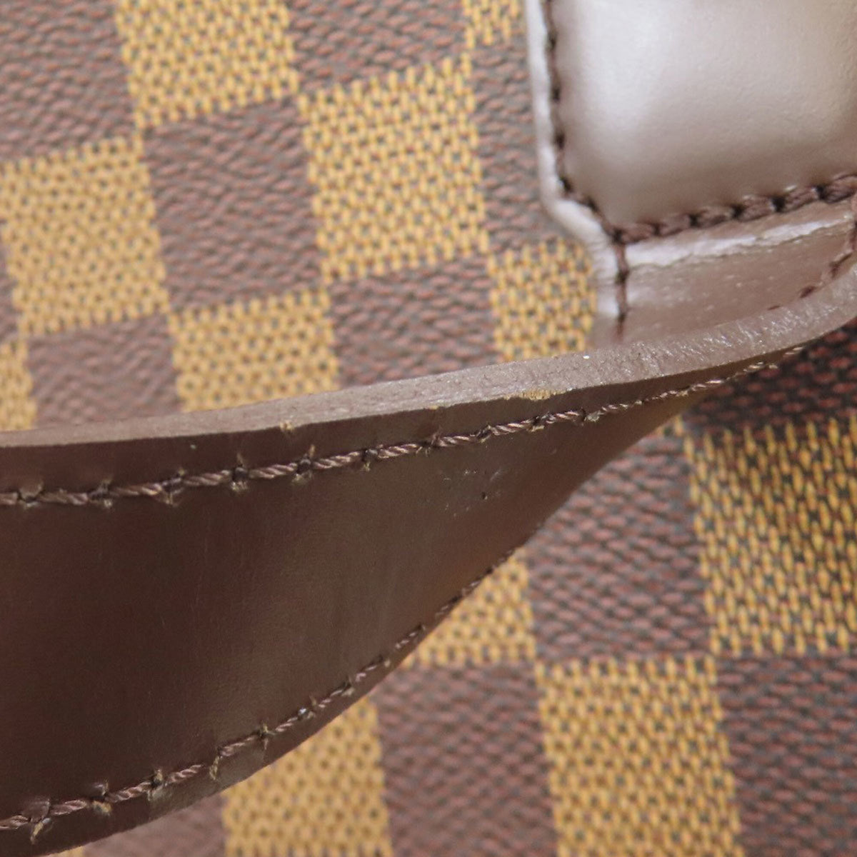Louis Vuitton Damier Canvas Ebene Damier Canvas Shoulder Bag (Pre-Owned)