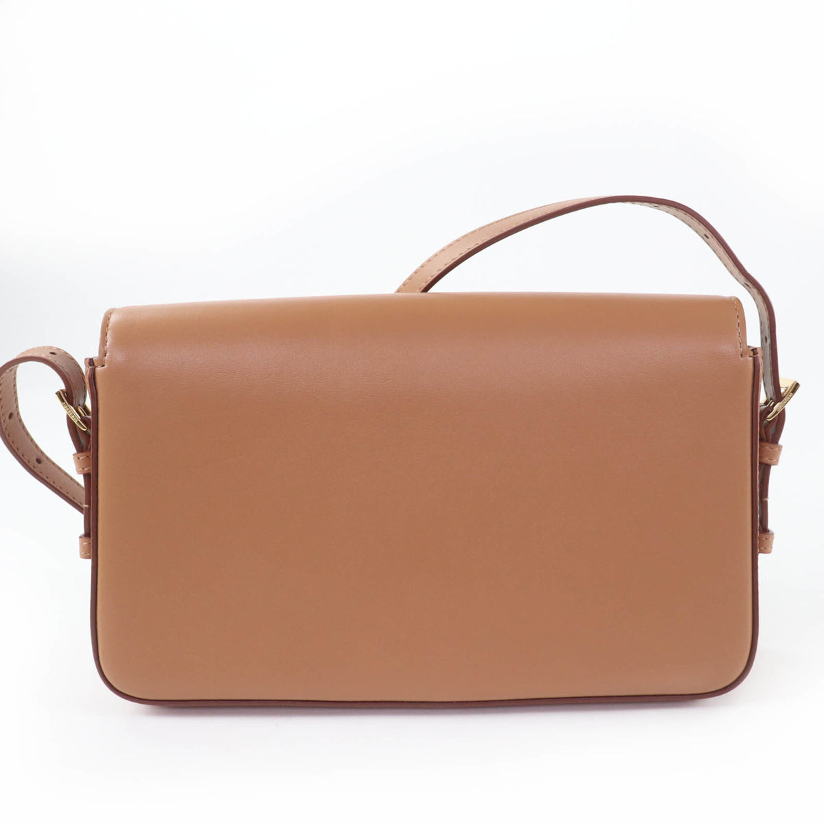 Burberry Brown Leather Shoulder Bag (Pre-Owned)