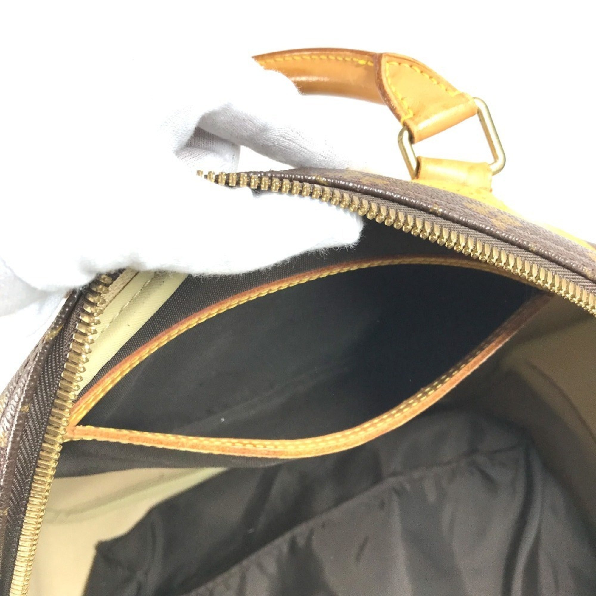 Louis Vuitton Monogram Brown Monogram Boston Bag Handbag Tote Bag (Pre-Owned)