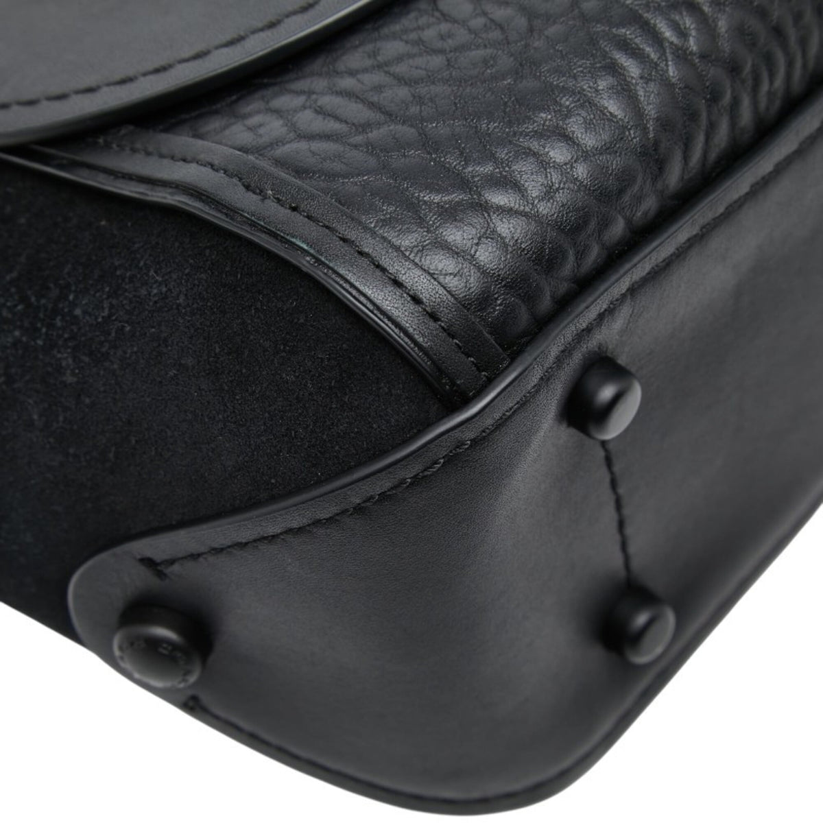 Coach Black Leather Handbag Shoulder Bag (Pre-Owned)