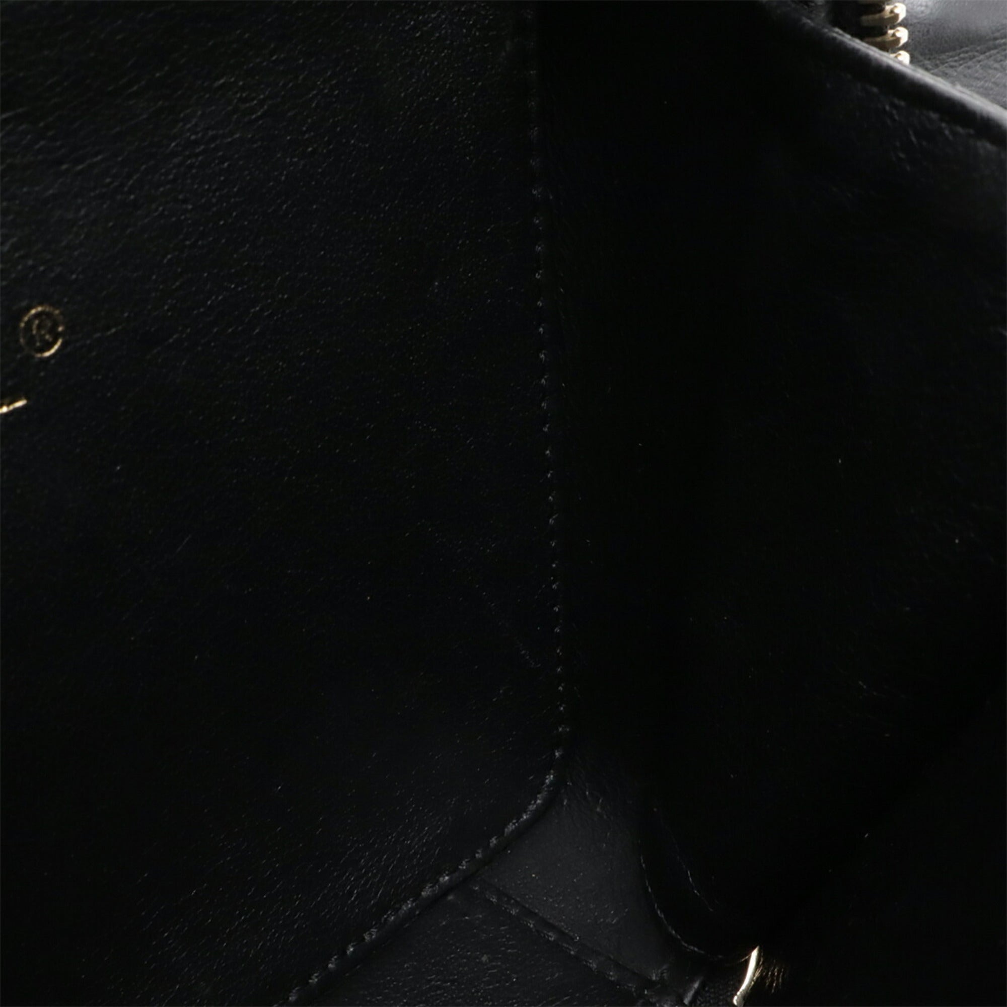 Chanel Black Grained Calfskin Handbag Shoulder Bag Vanity Bag (Pre-Owned)