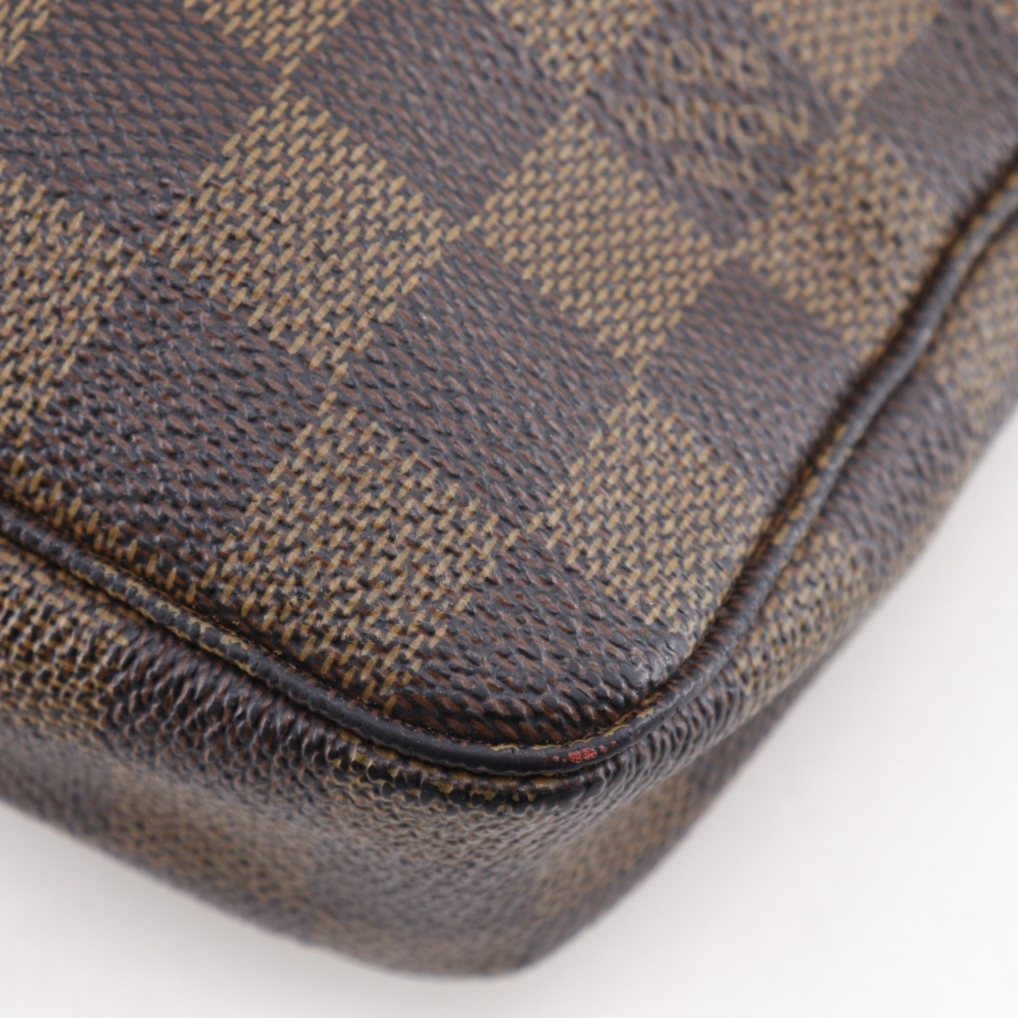 Louis Vuitton Brown Damier Canvas Pochette Pouch (Pre-Owned)
