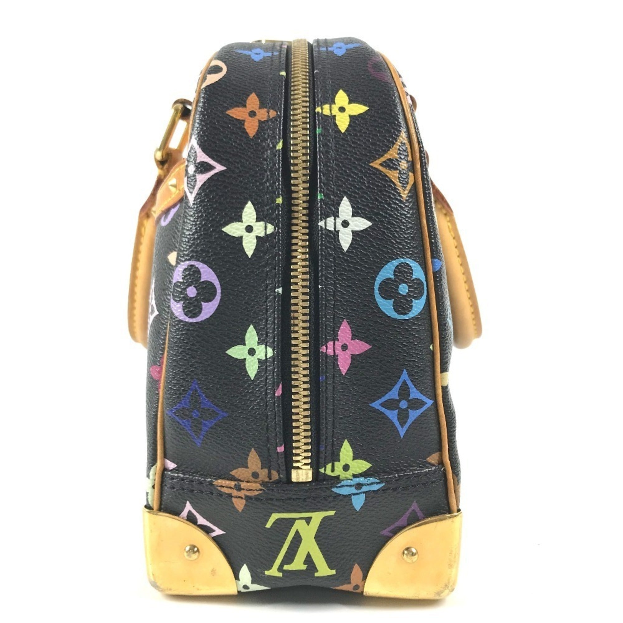 Louis Vuitton Black Multi-Color Noir Monogram Multicolore Handbag (Pre-Owned)