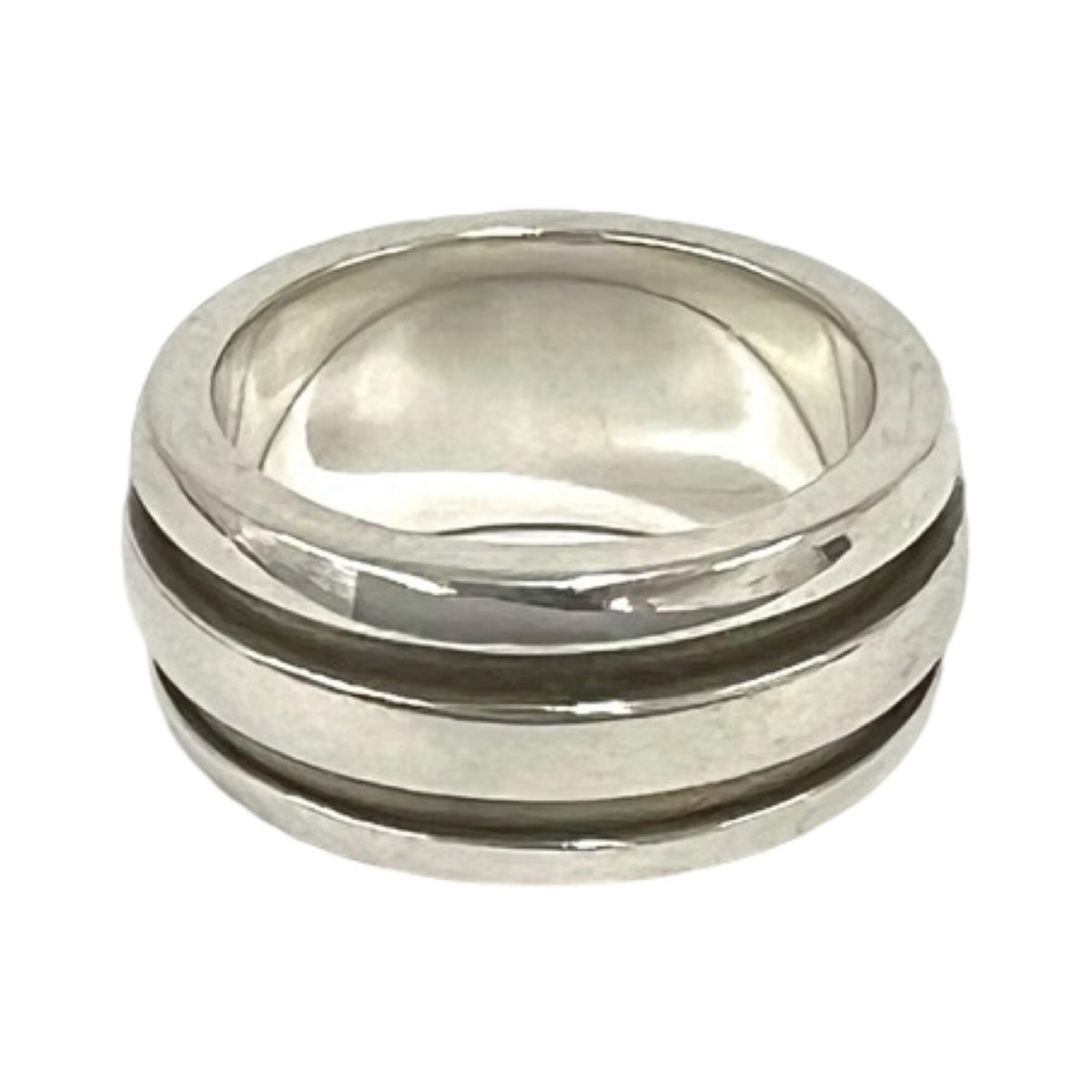 Tiffany Silver Silver 925 Band Ring (Pre-Owned)