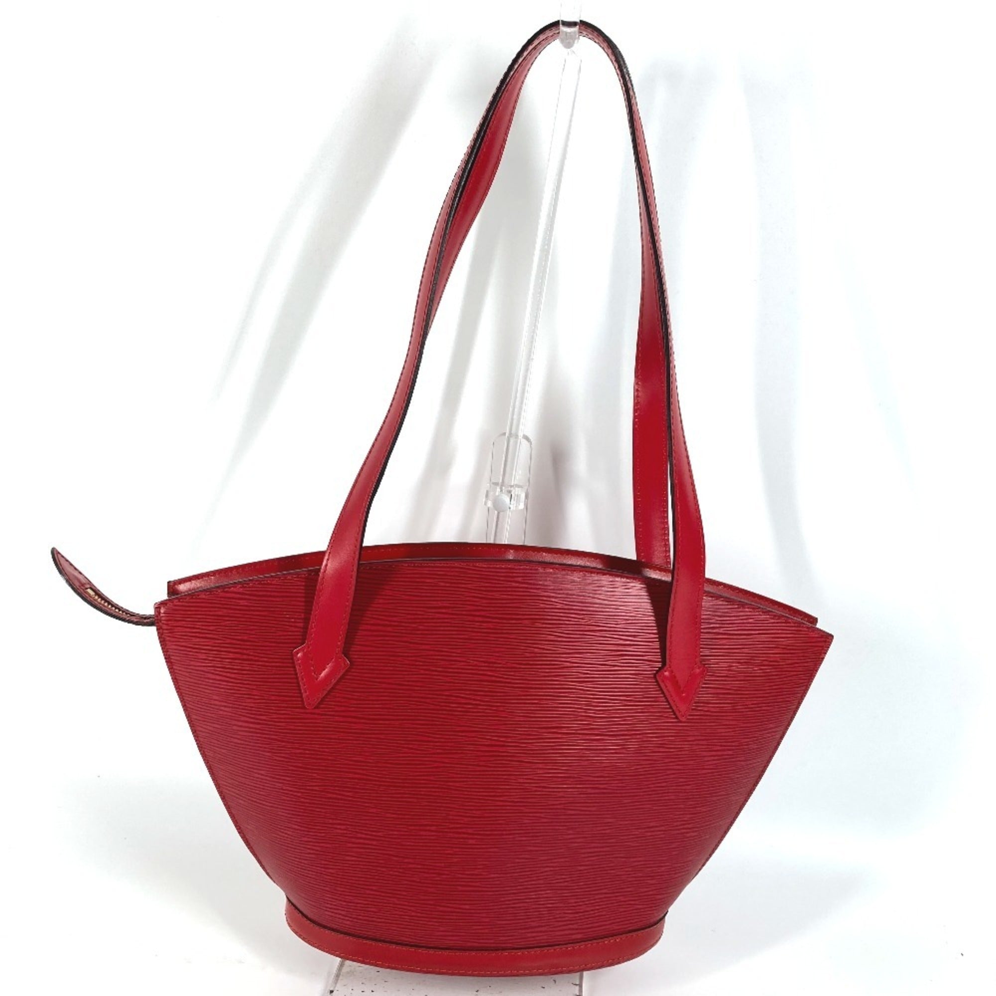 Louis Vuitton Castilian Red Red Color Epi Leather Shoulder Bag Tote Bag (Pre-Owned)