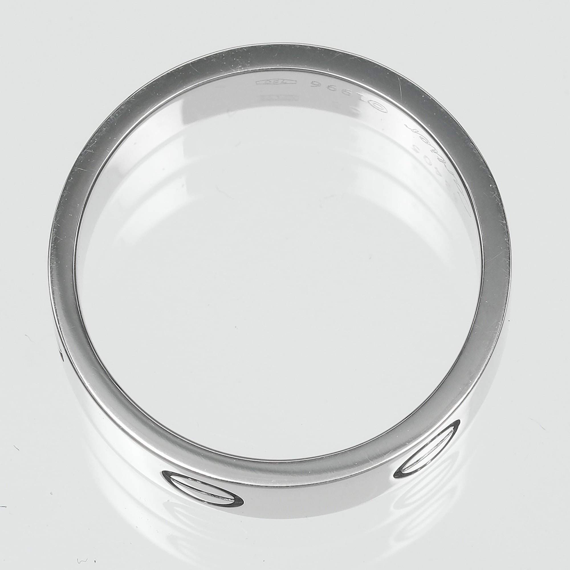 Cartier Love White Gold (18K) Band Ring (Pre-Owned)