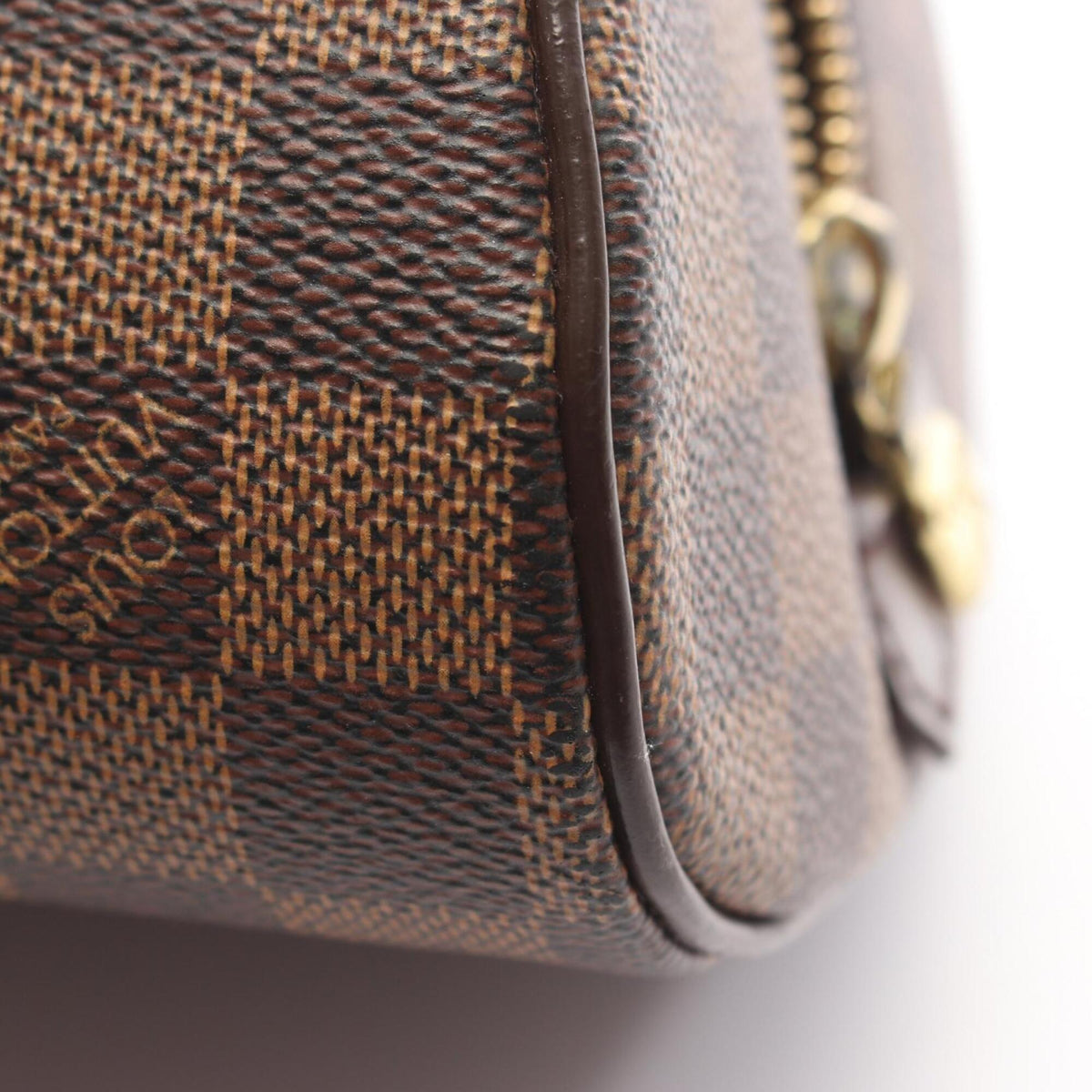 Louis Vuitton Brown Damier Canvas Coated Canvas Handbag (Pre-Owned)