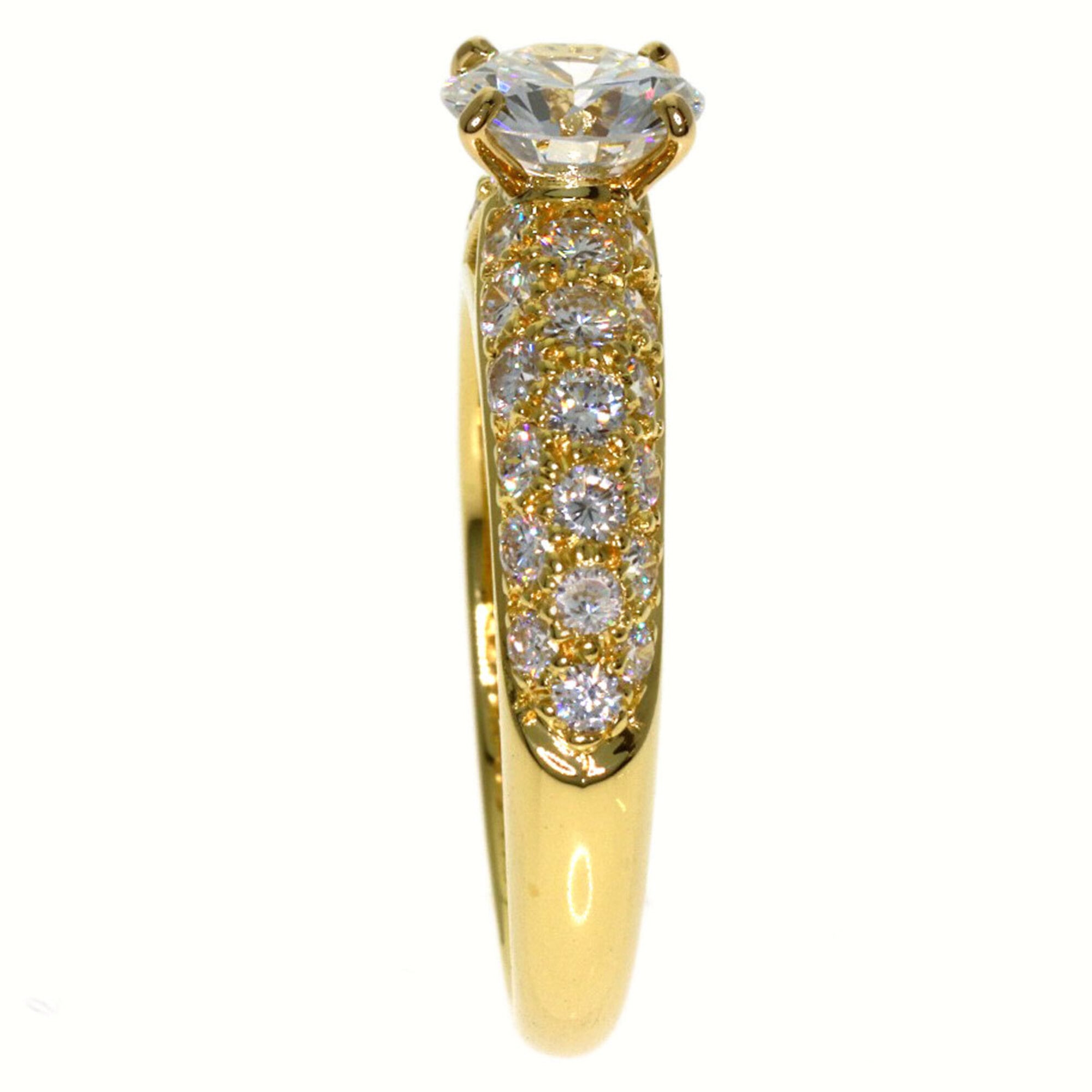 Van Cleef & Arpels Yellow Gold Yellow Gold Band Ring (Pre-Owned)