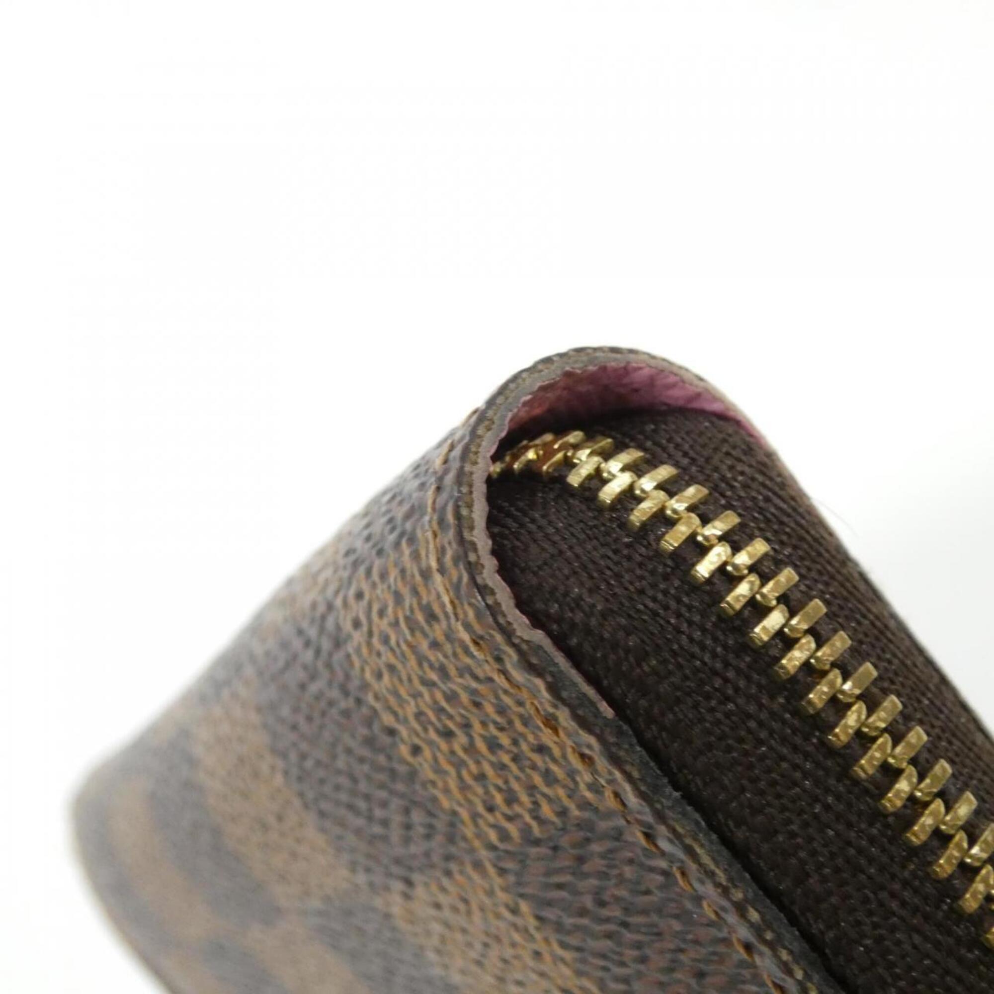 Louis Vuitton Damier Ebene Coated Canvas Coin Purse/Coin Case (Pre-Owned)