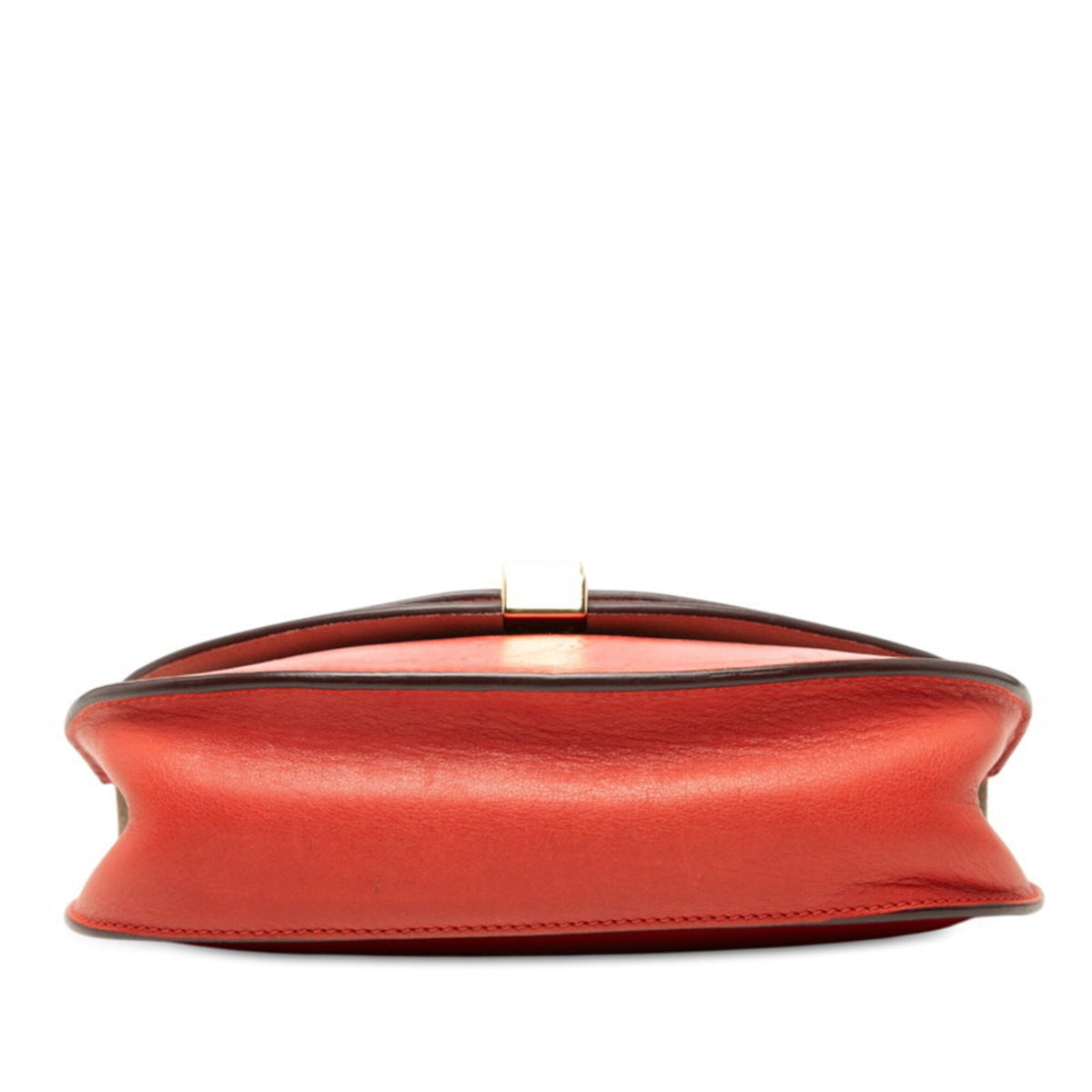 Chloé Red Color Leather Shoulder Bag (Pre-Owned)