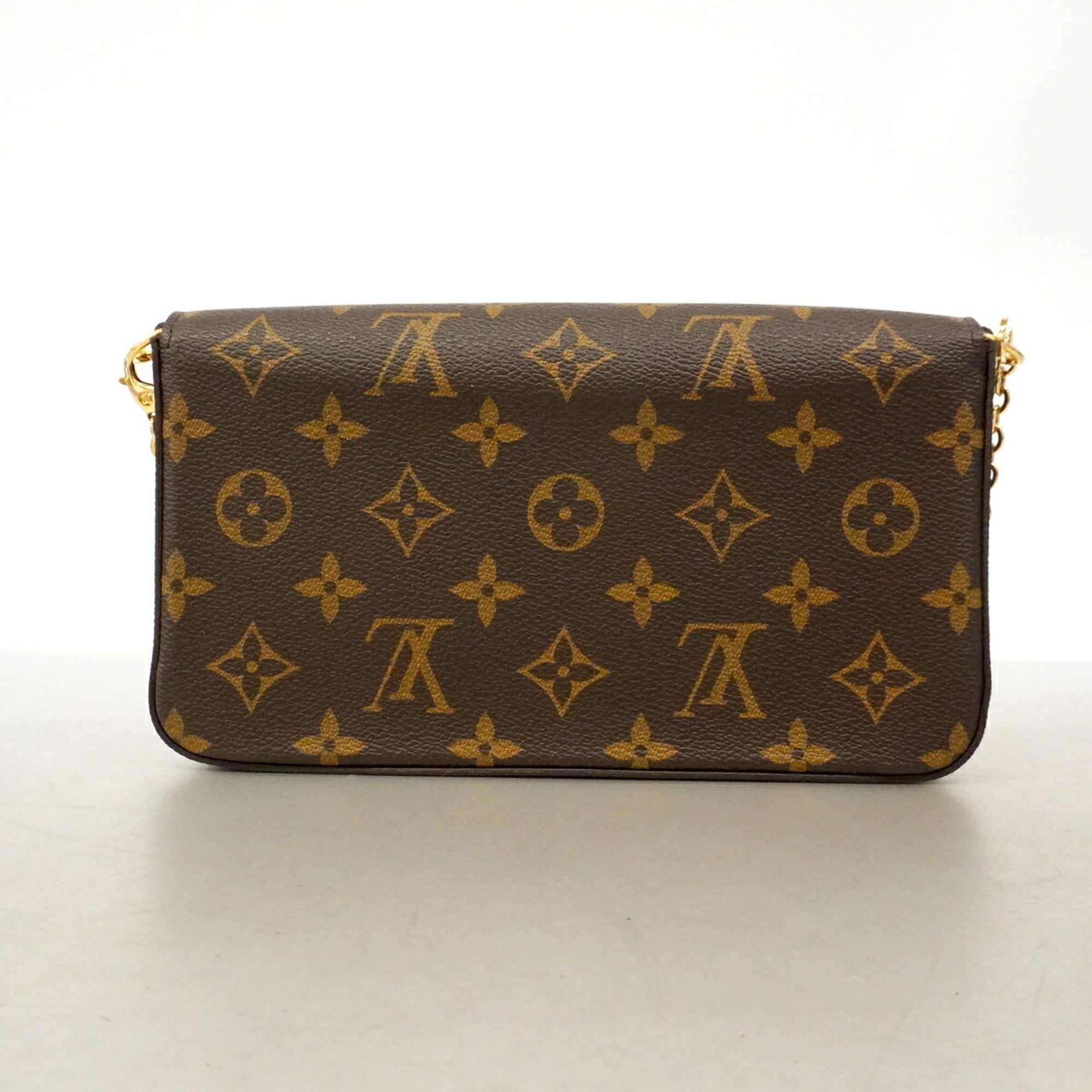 Louis Vuitton Brown Chain/Shoulder Wallet (Pre-Owned)
