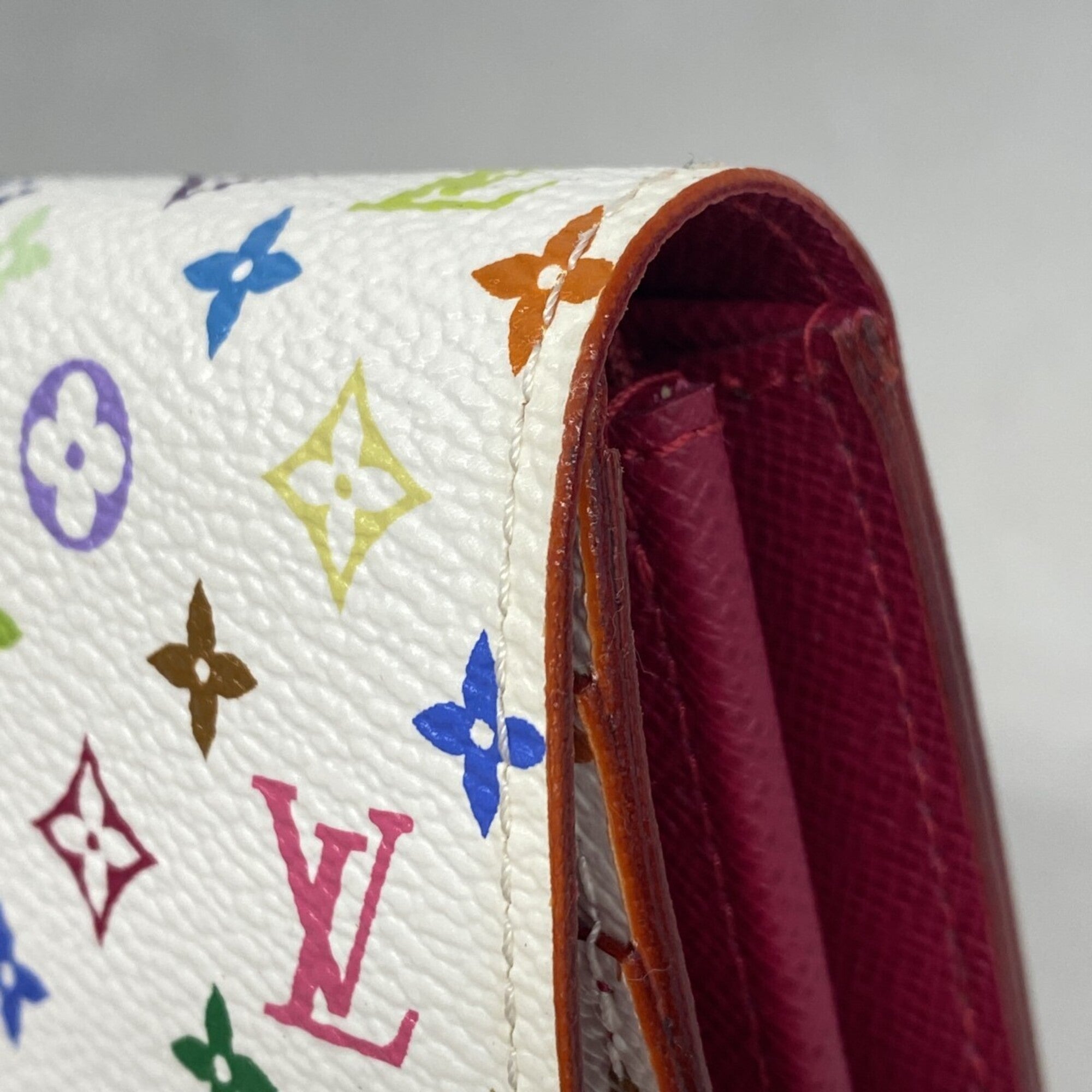 Louis Vuitton Blanc Figue Long Wallet (Bi-Fold) (Pre-Owned)