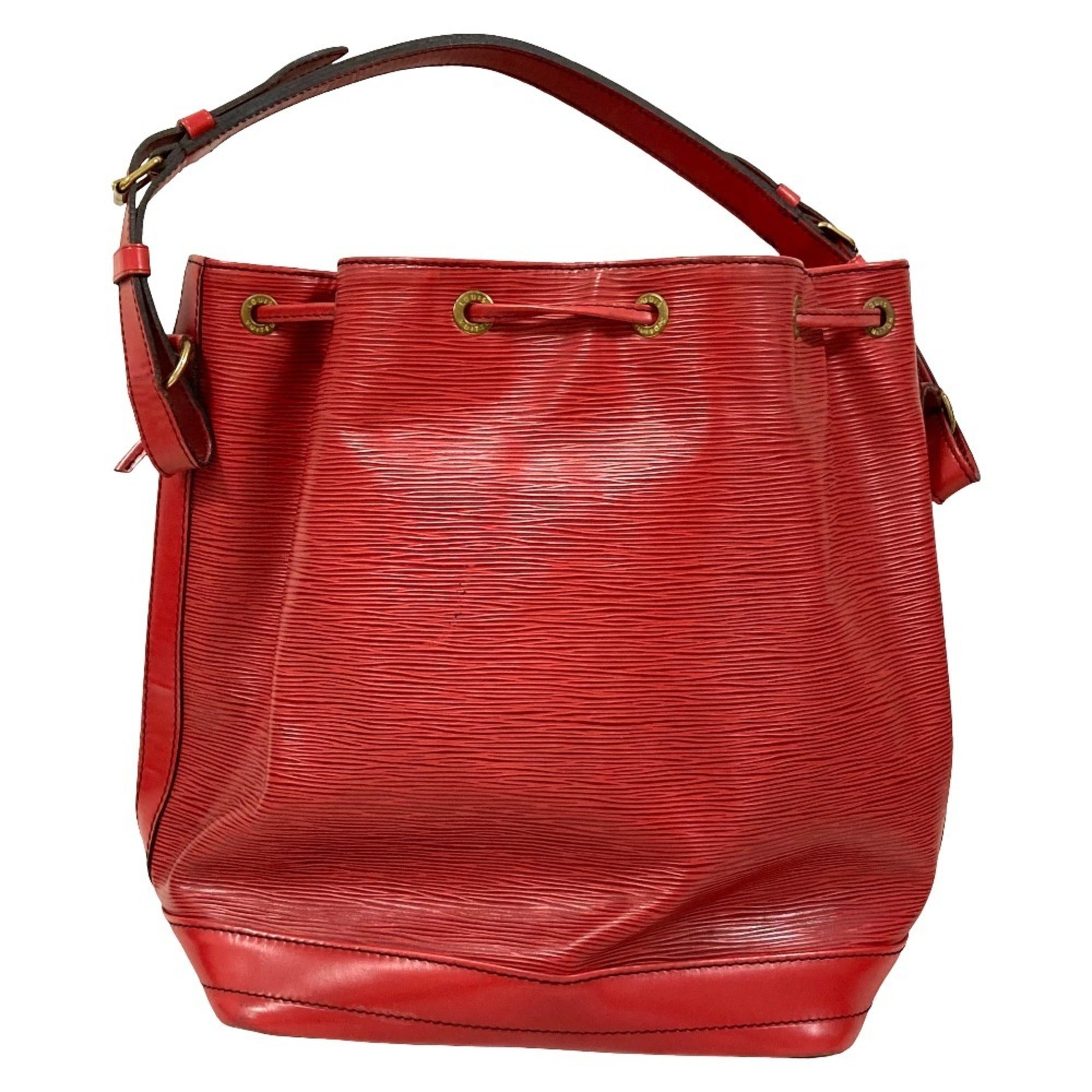 Louis Vuitton Castilian Red Epi Leather Shoulder Bag (Pre-Owned)