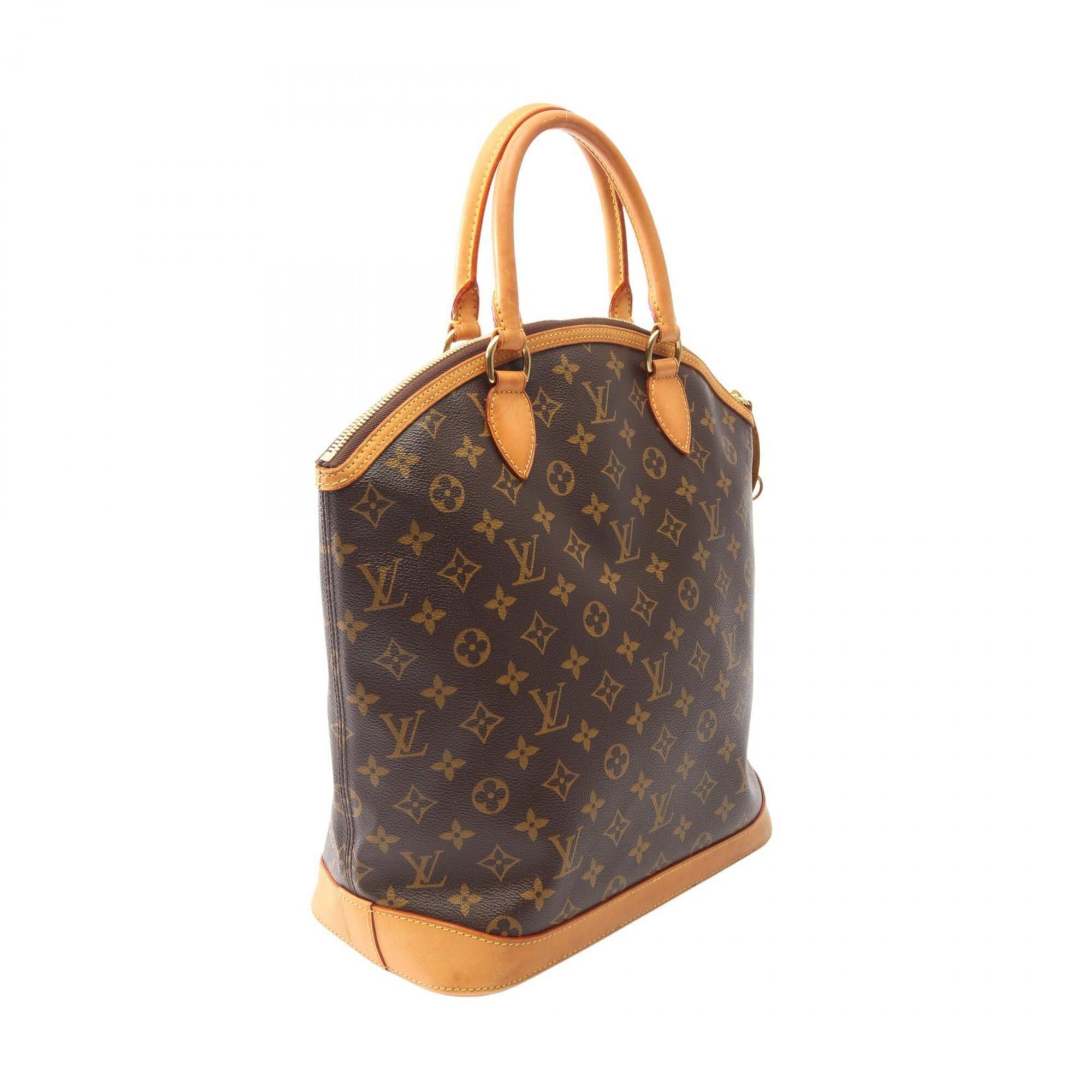 Louis Vuitton Brown Coated Canvas Pvc Leather Handbag (Pre-Owned)