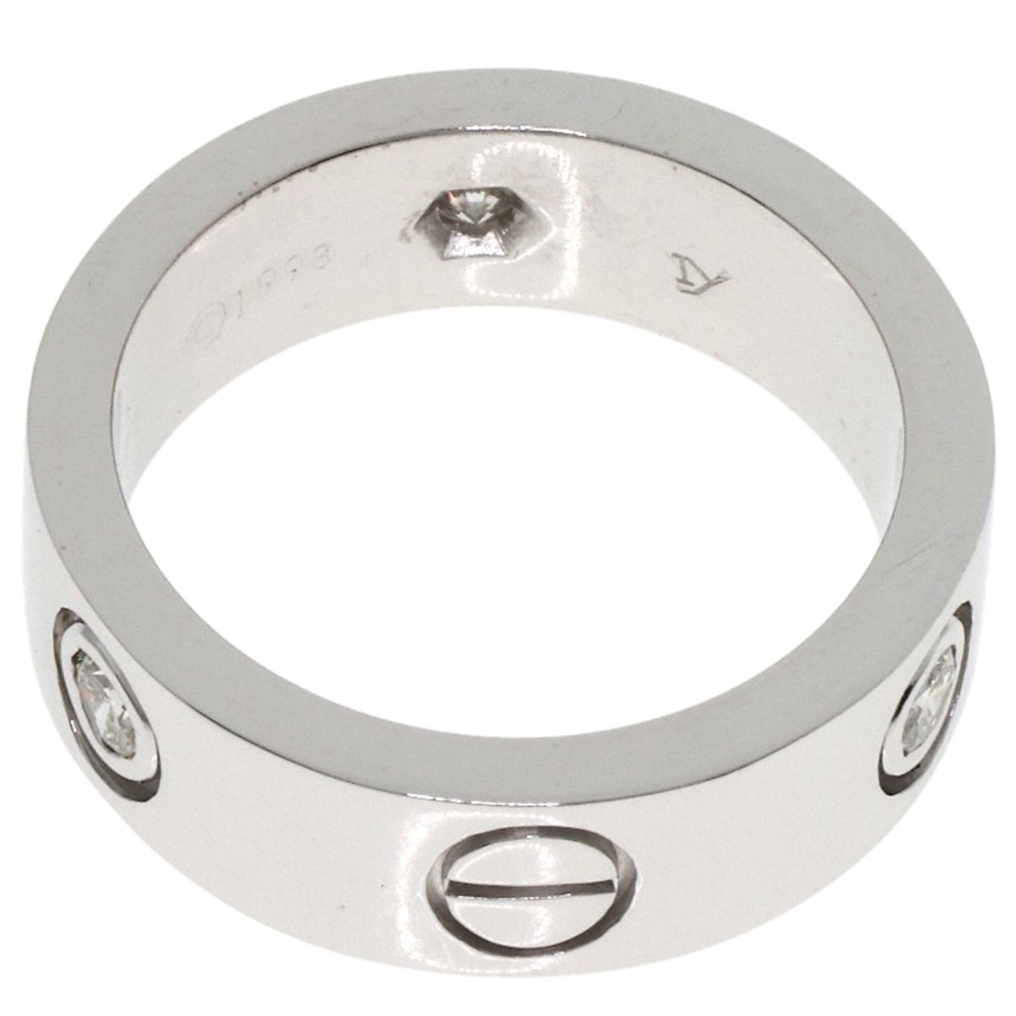 Cartier White Gold White Gold (18K) Band Ring (Pre-Owned)