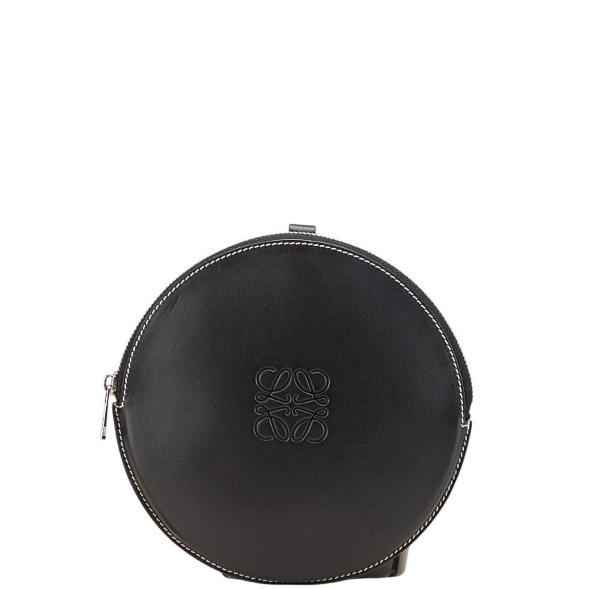 Loewe Black Leather Pouch (Pre-Owned)