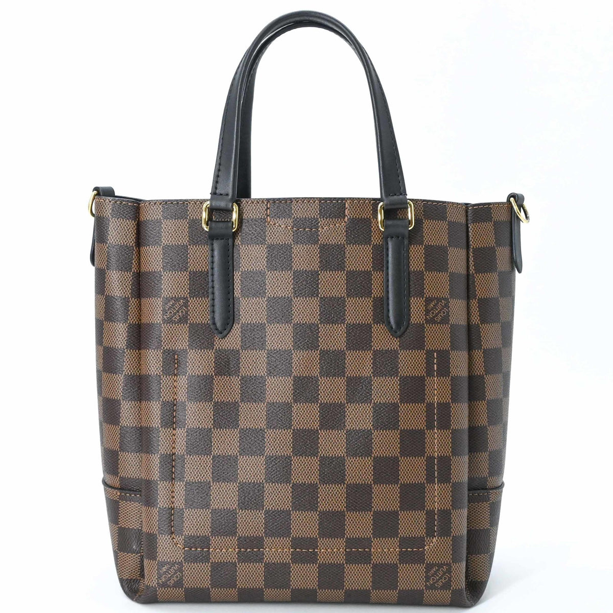Louis Vuitton Damier Brown Damier Canvas Handbag Shoulder Bag (Pre-Owned)