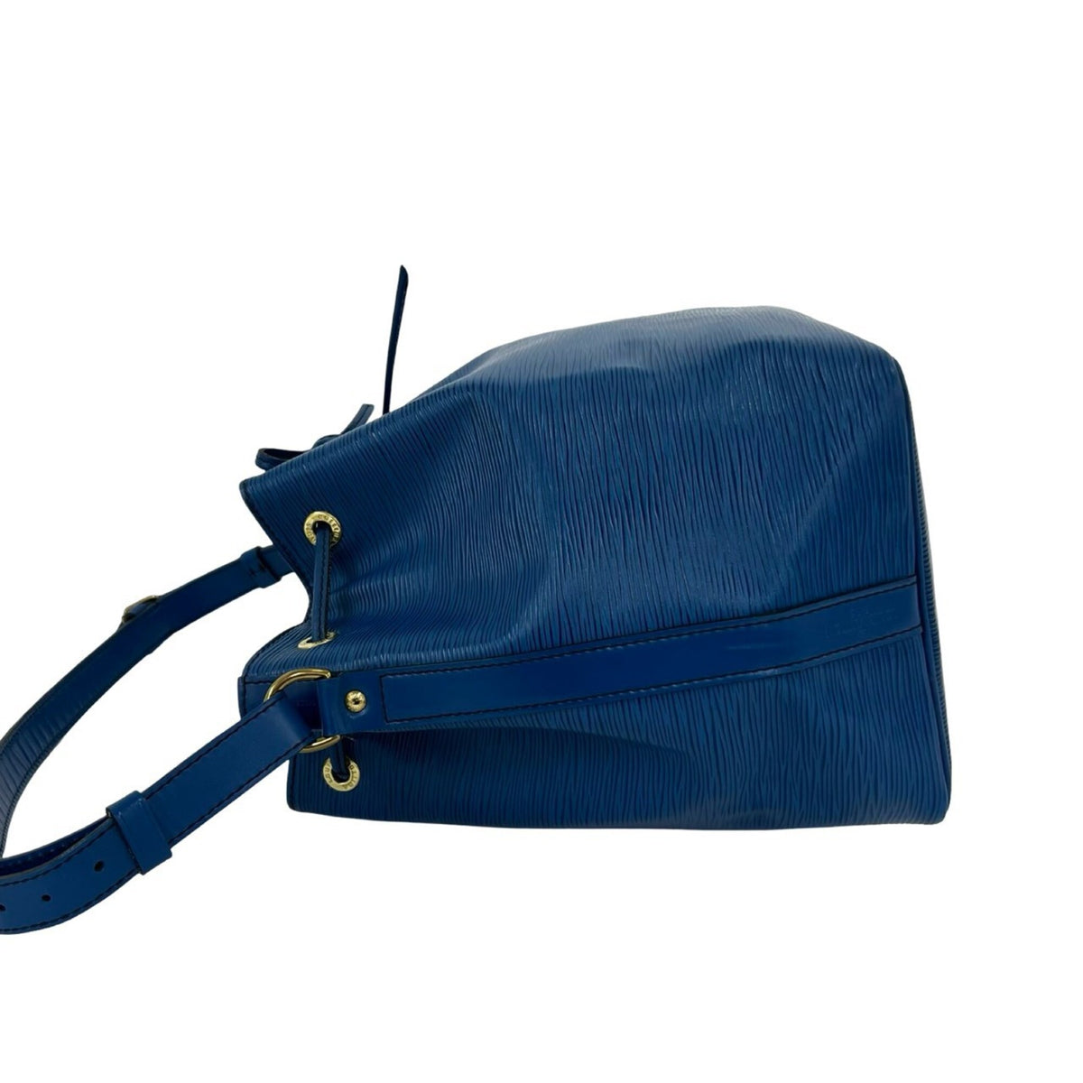 Louis Vuitton Blue Leather Shoulder Bag (Pre-Owned)