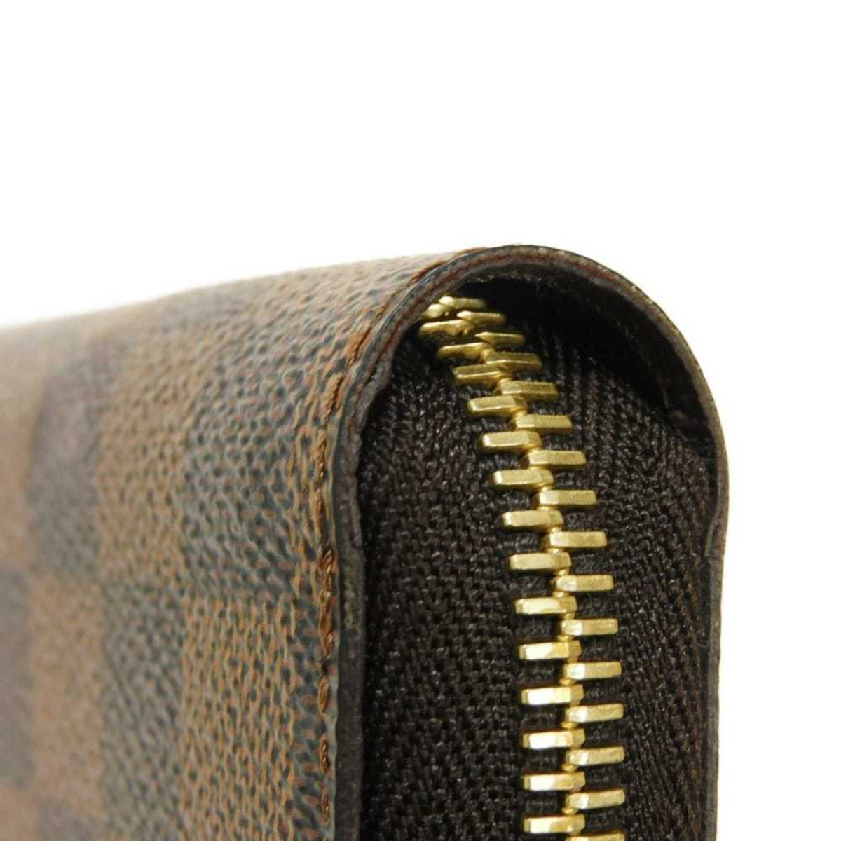 Louis Vuitton Brown Damier Canvas Ebene Damier Canvas Leather Long Wallet (Bi-Fold) (Pre-Owned)