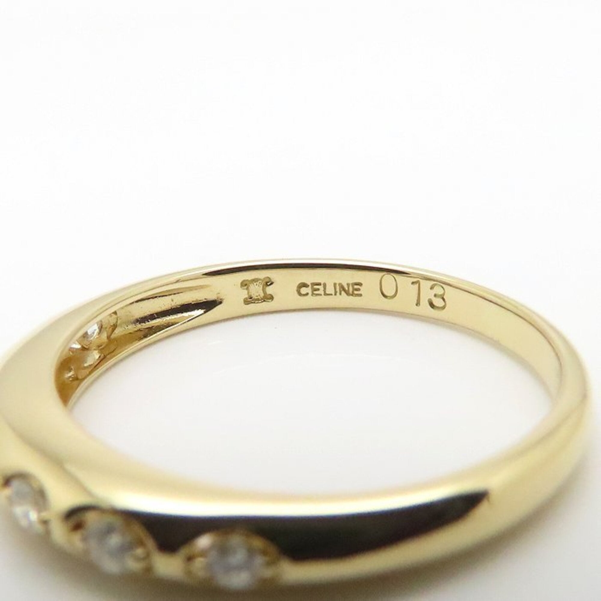 Celine Yellow Gold (18K) Band Ring (Pre-Owned)