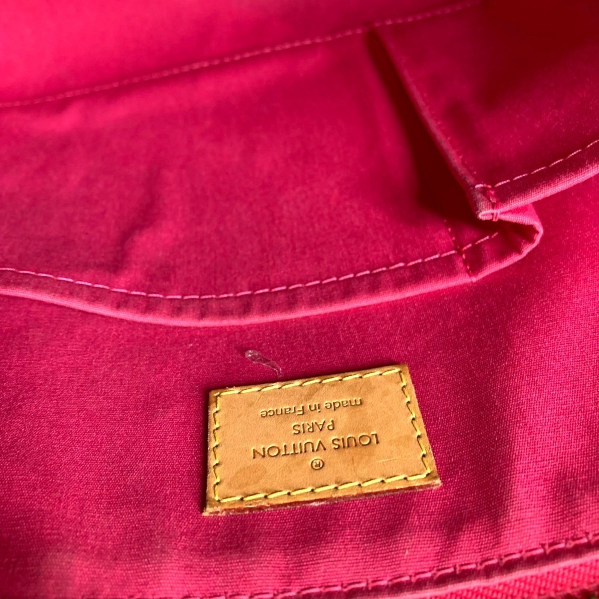 Louis Vuitton Pink Rose Pop Monogram Vernis Handbag Tote Bag (Pre-Owned)