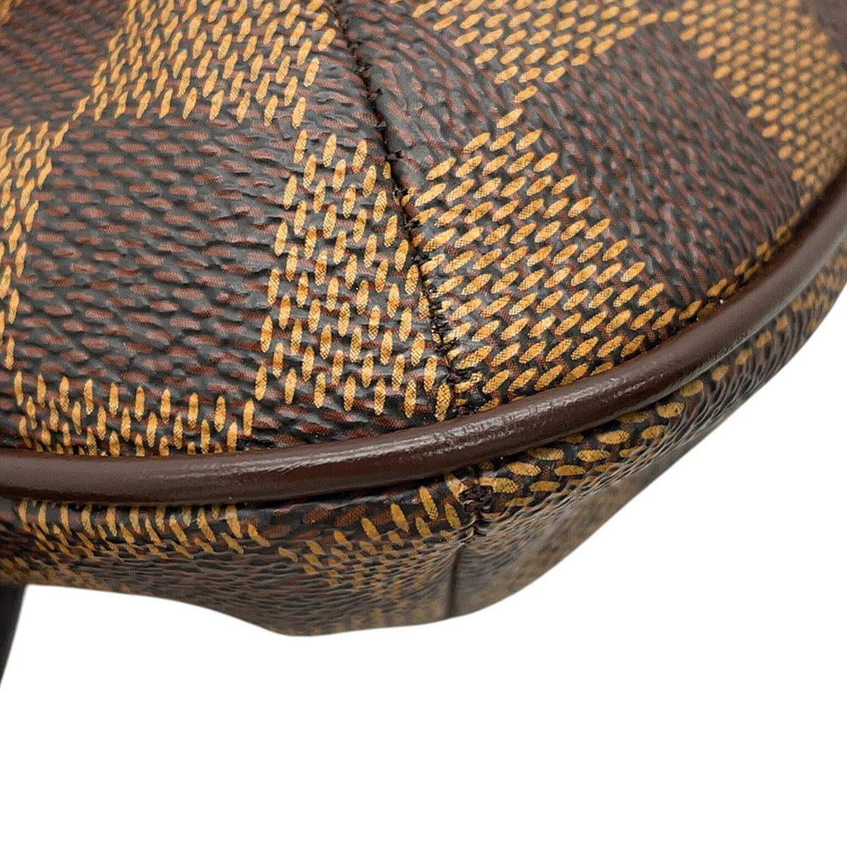 Louis Vuitton Damier Damier Canvas Ebene Orange Handbag Shoulder Bag (Pre-Owned)