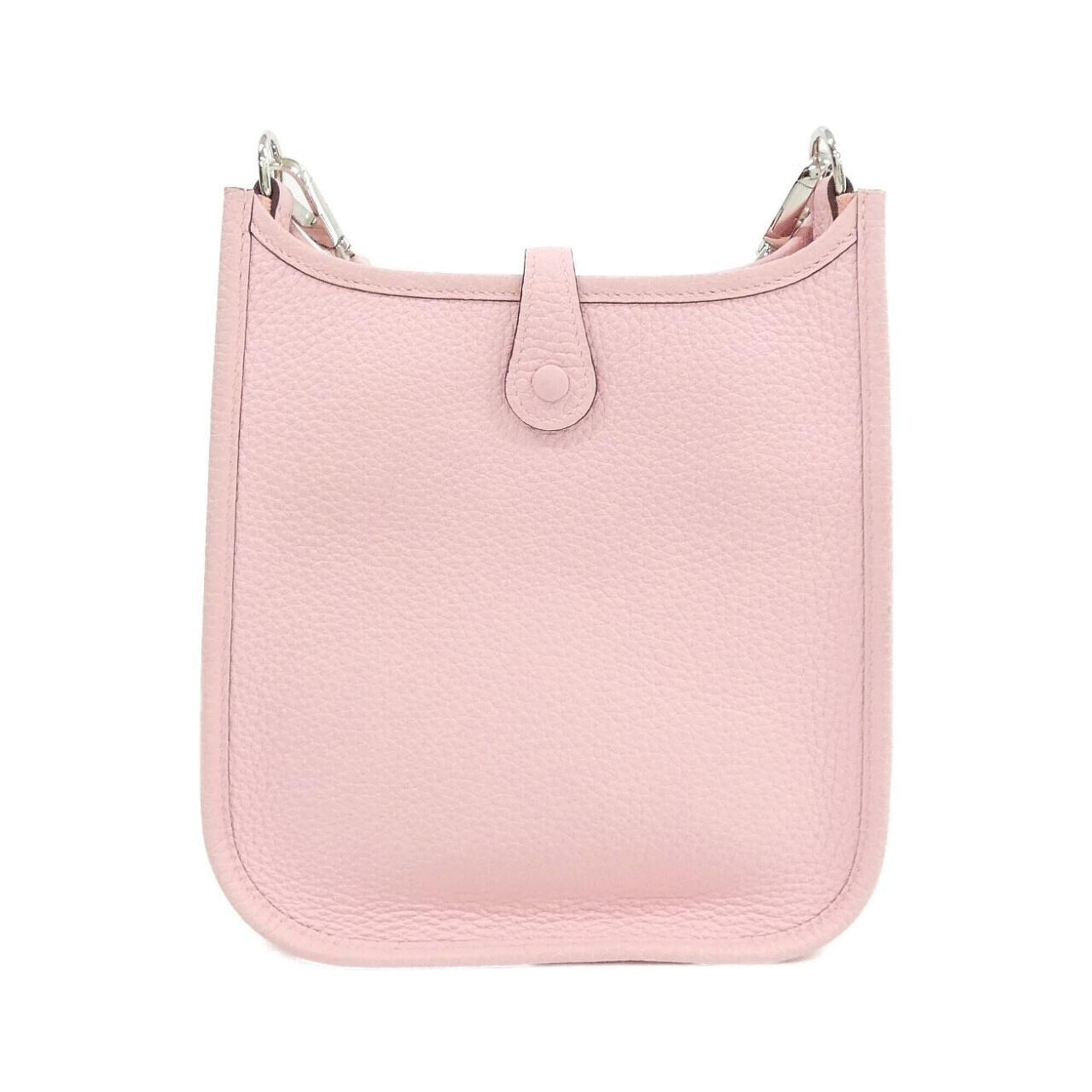 Hermes Rose Sakura Taurillon Clemence Leather Shoulder Bag (Pre-Owned)