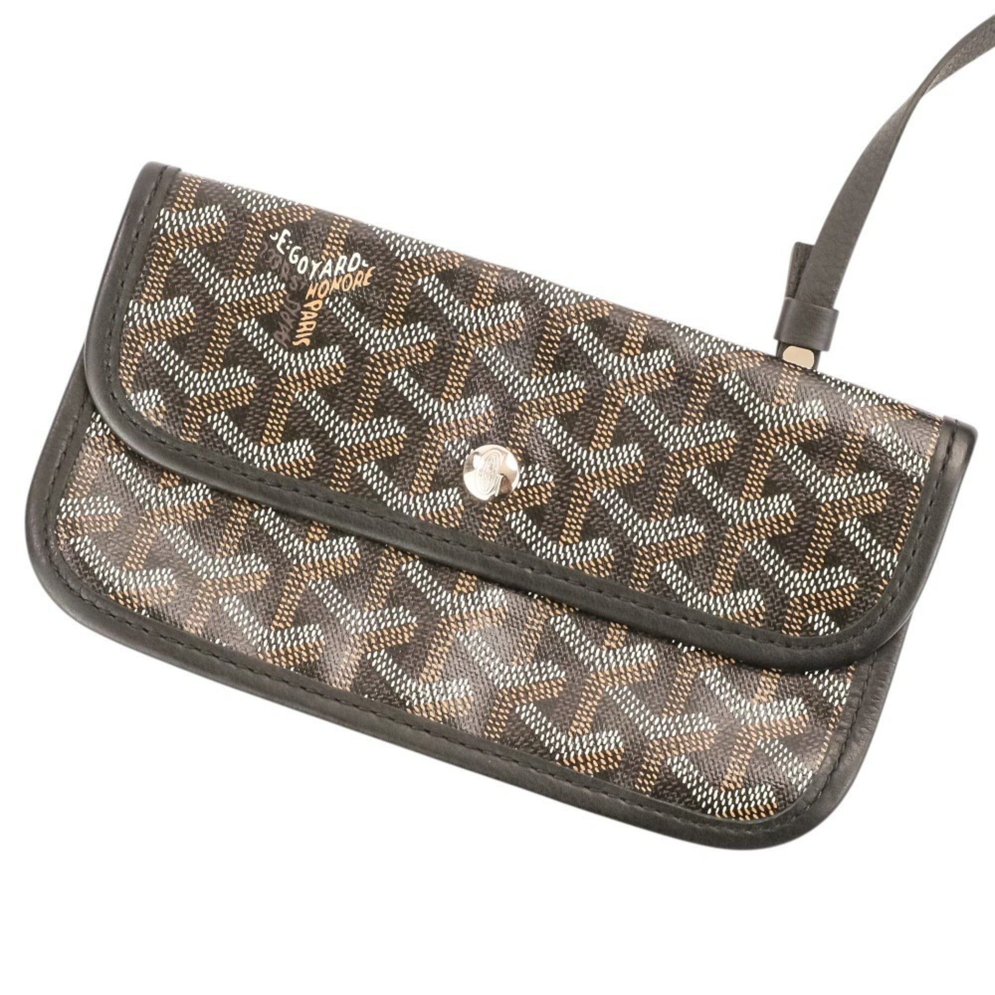 Goyard Black Brown Handbag Pouch Tote Bag (Pre-Owned)